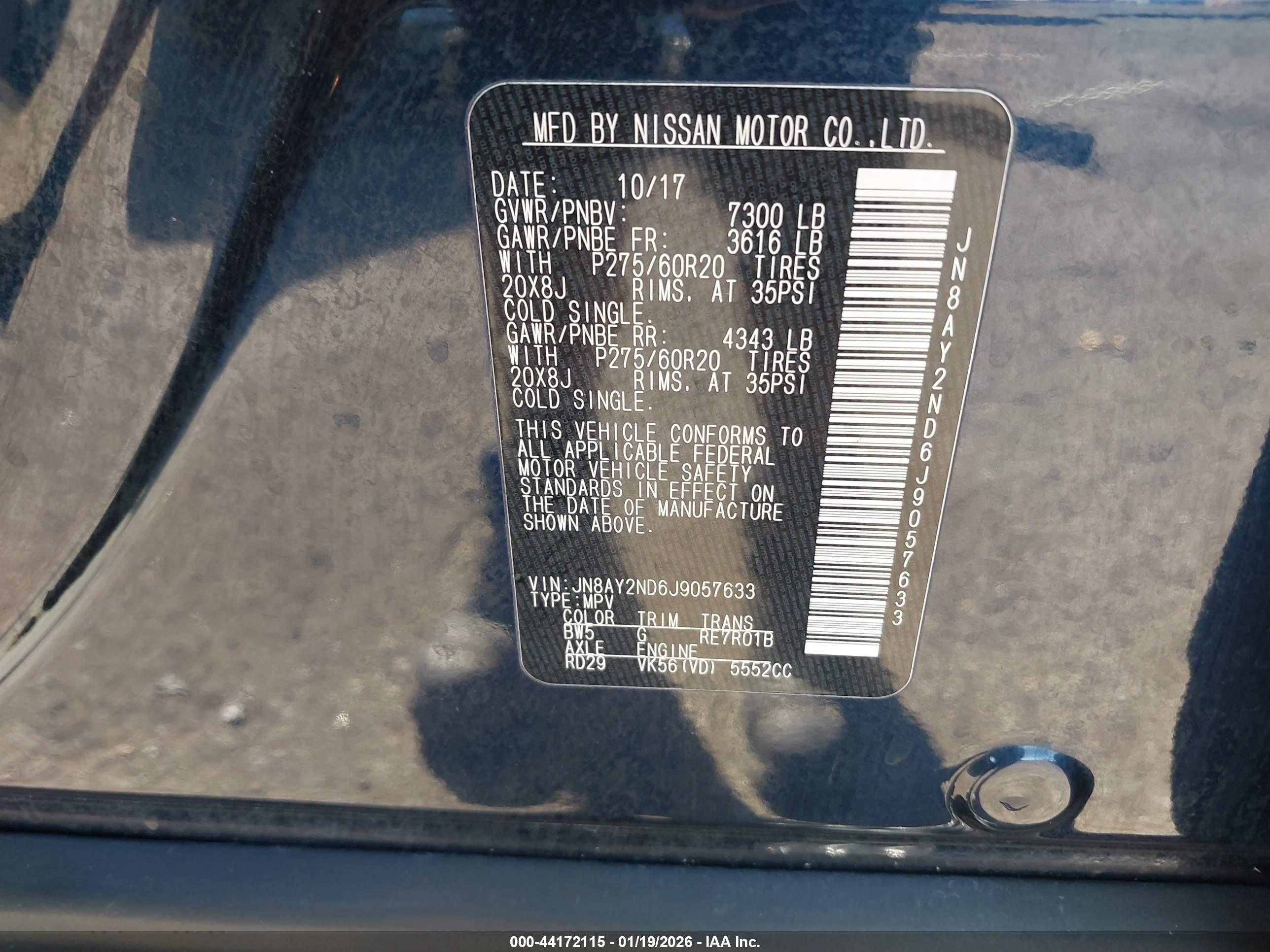 NISSAN ARMADA image 9