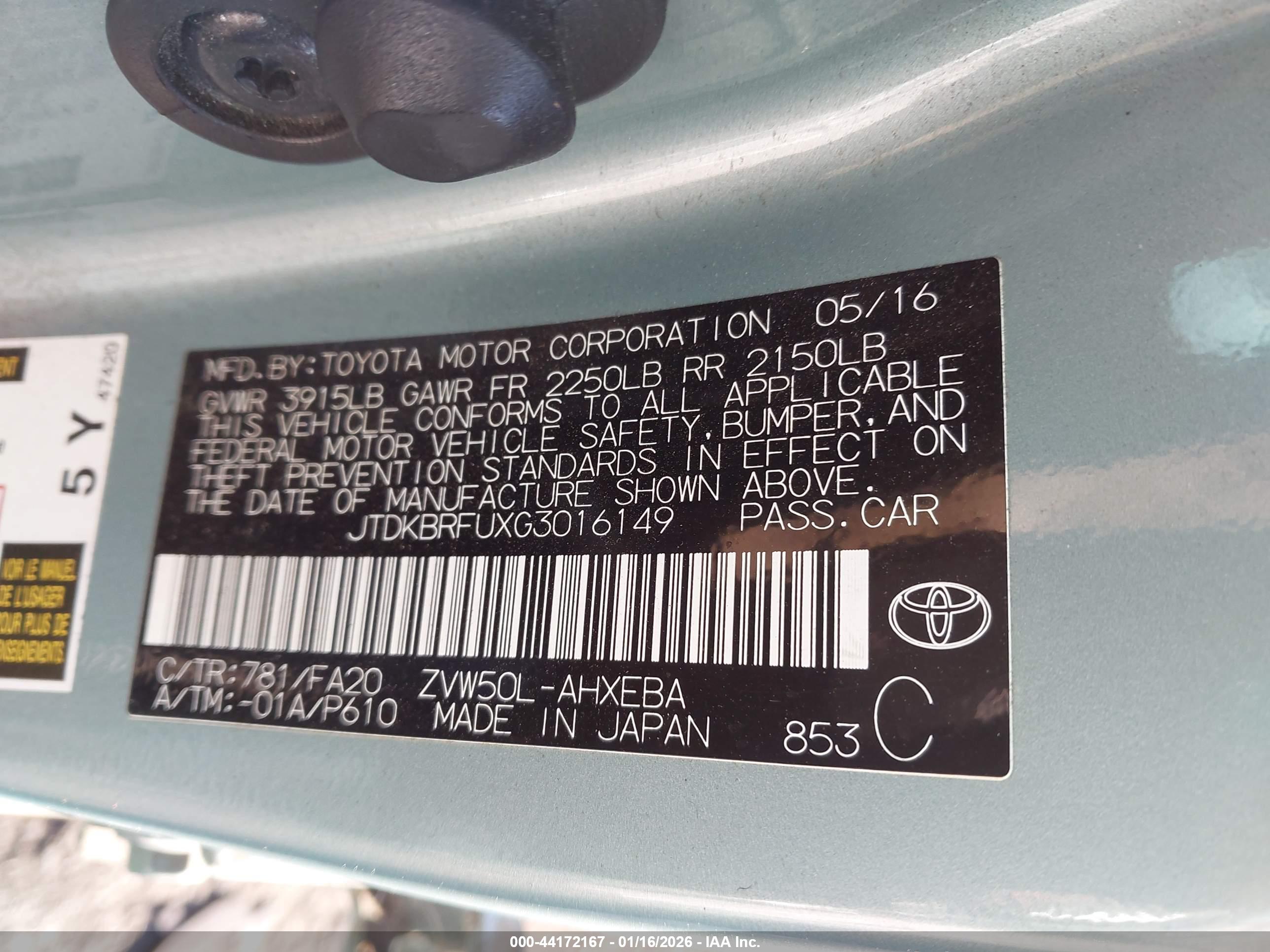 TOYOTA PRIUS image 9