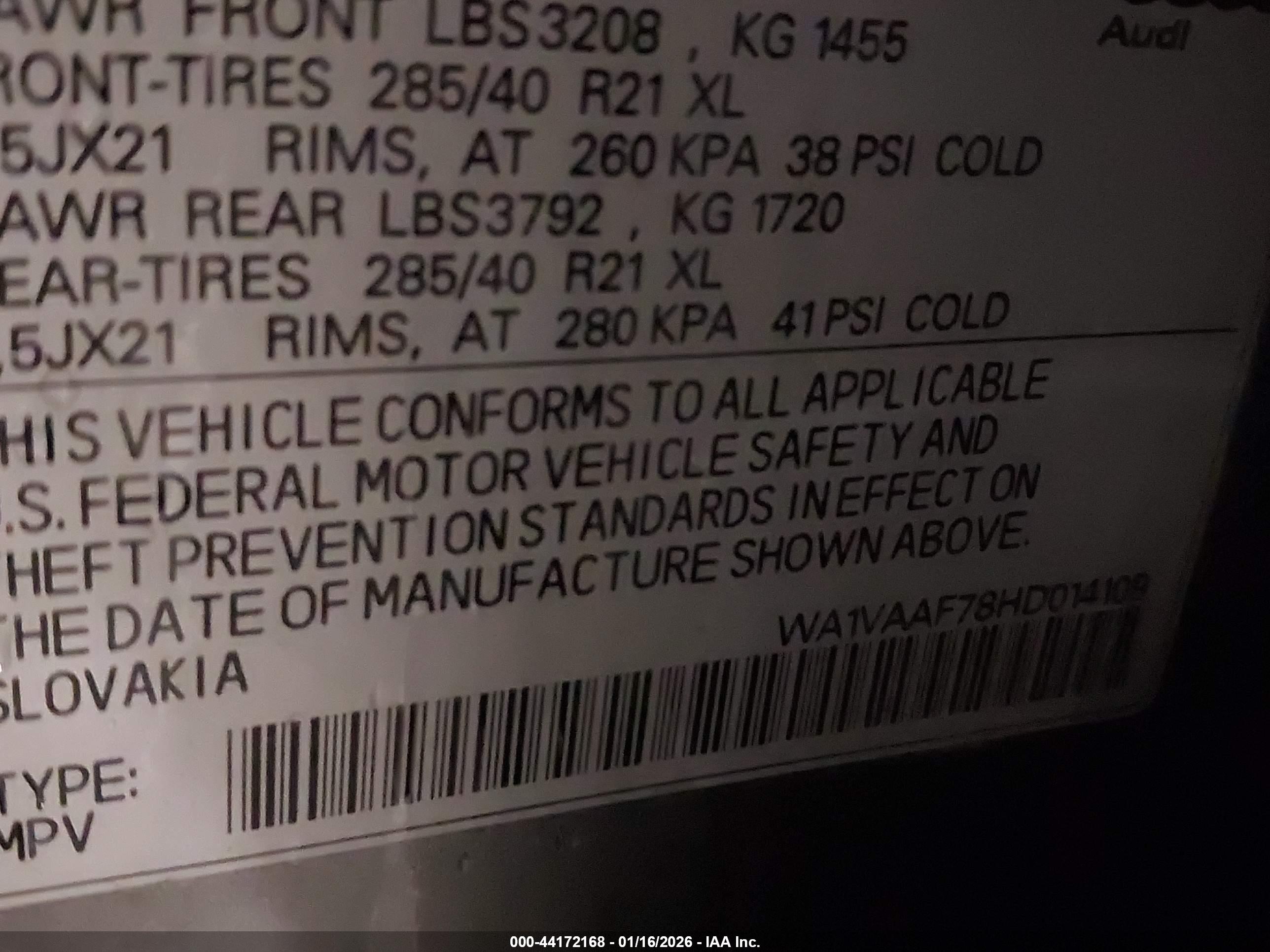 AUDI Q7 image 9