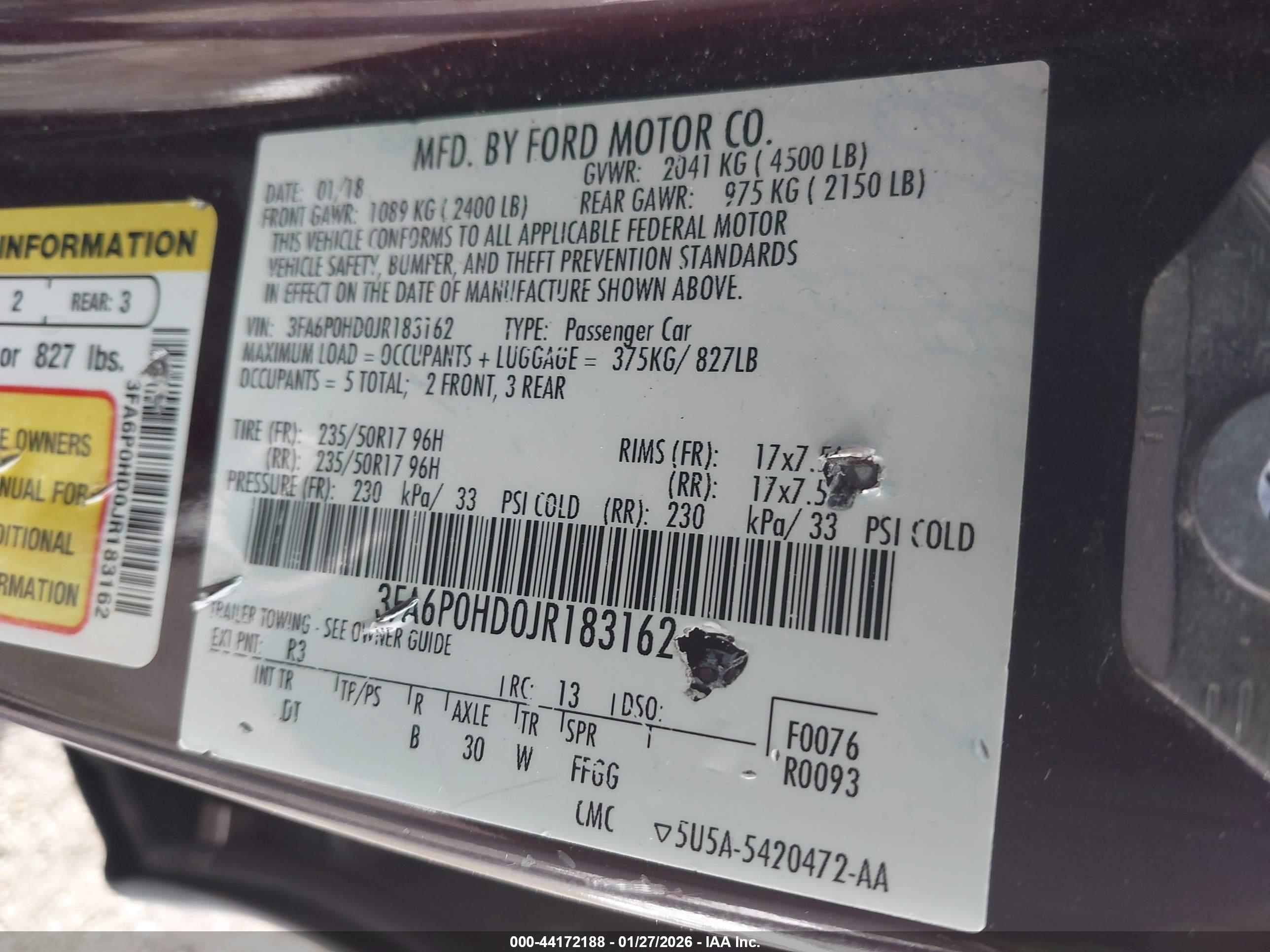 FORD FUSION image 9