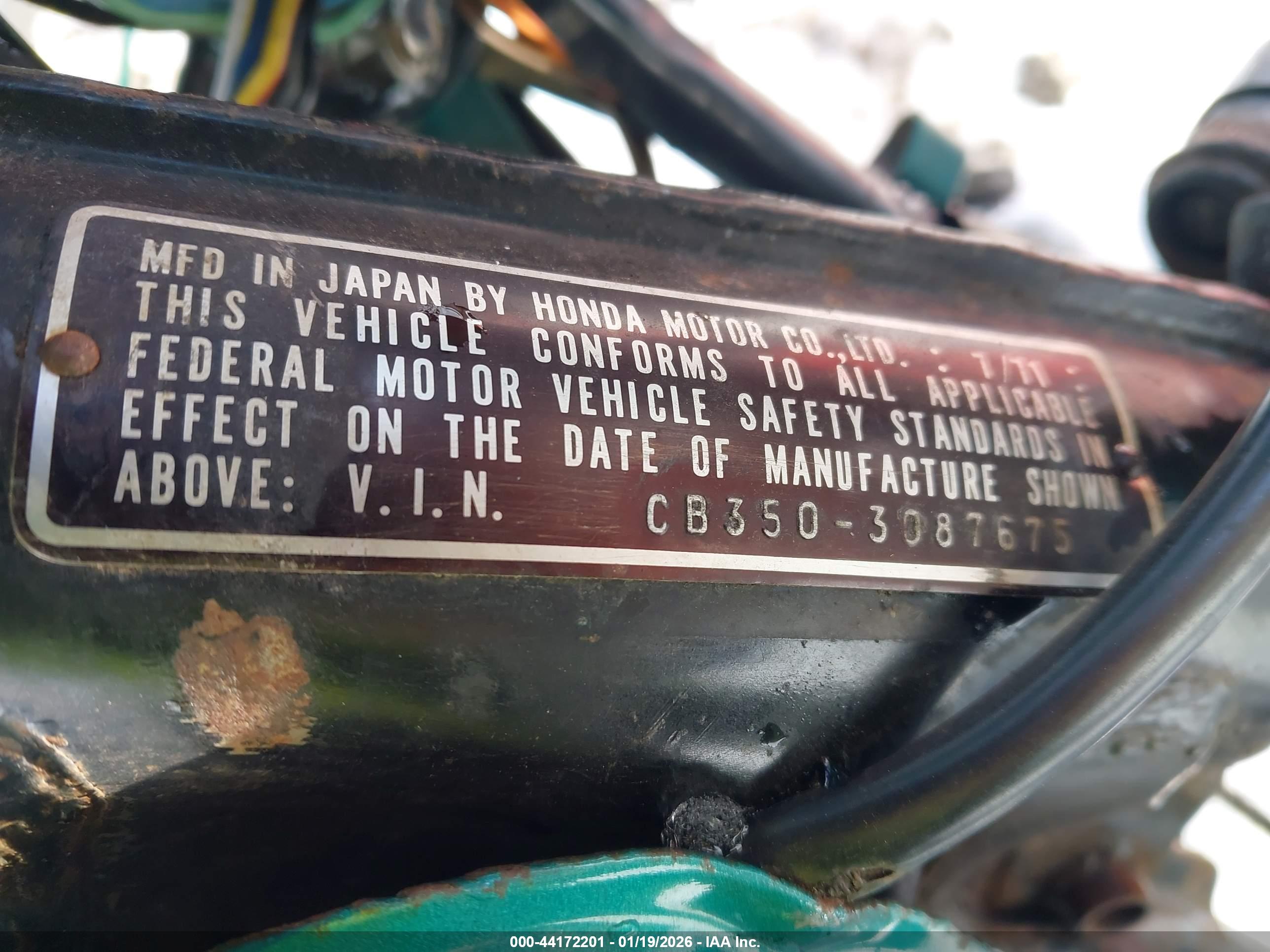 HONDA CB350 image 10