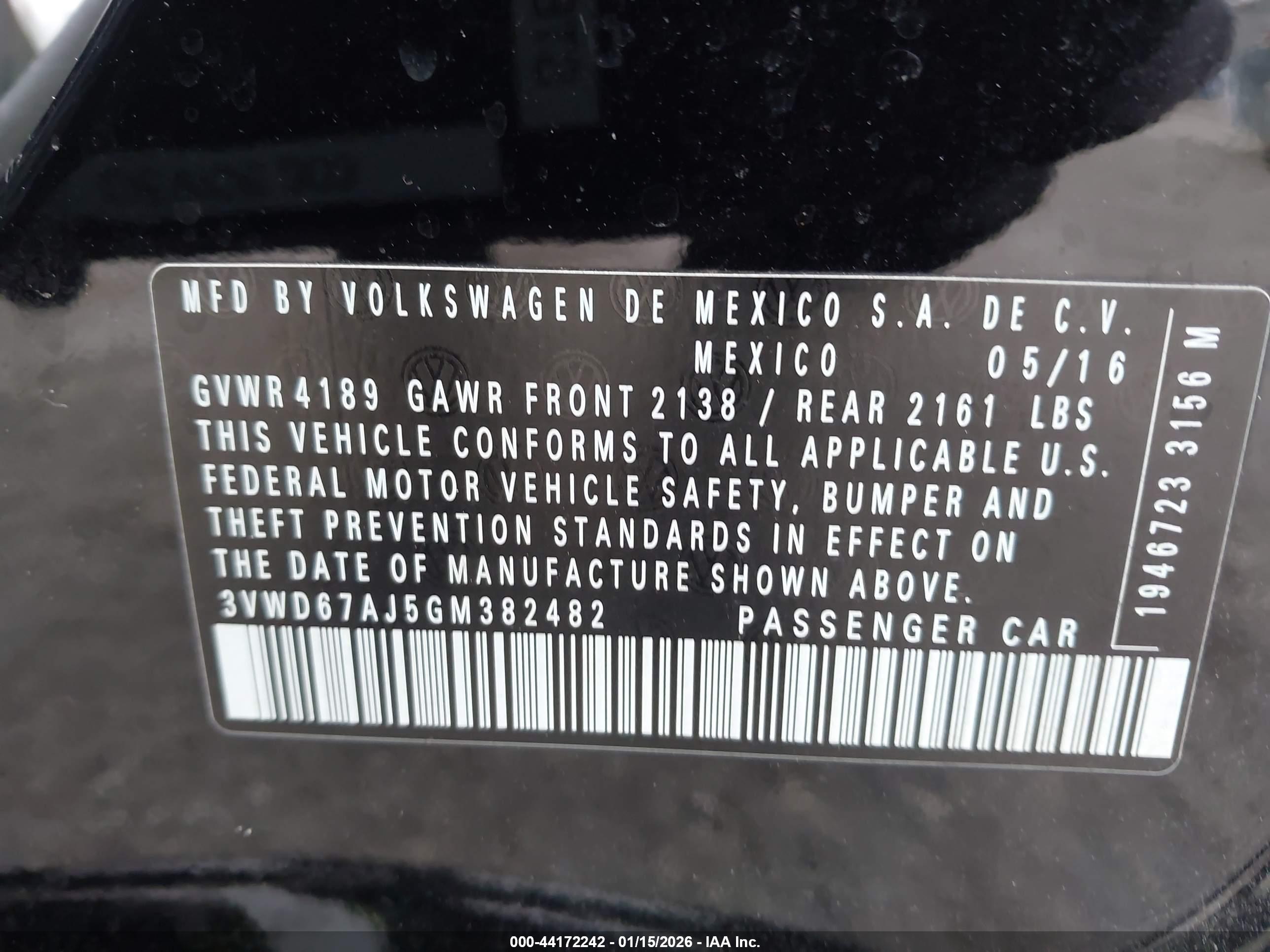 VOLKSWAGEN JETTA image 9