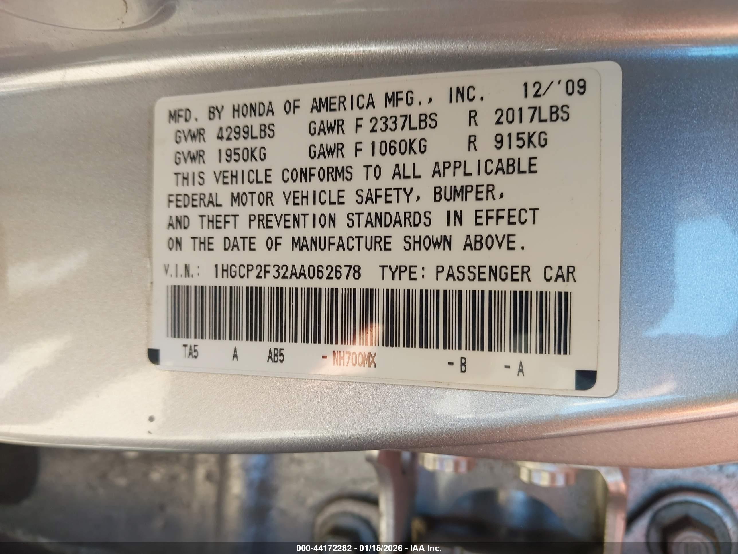 HONDA ACCORD image 9
