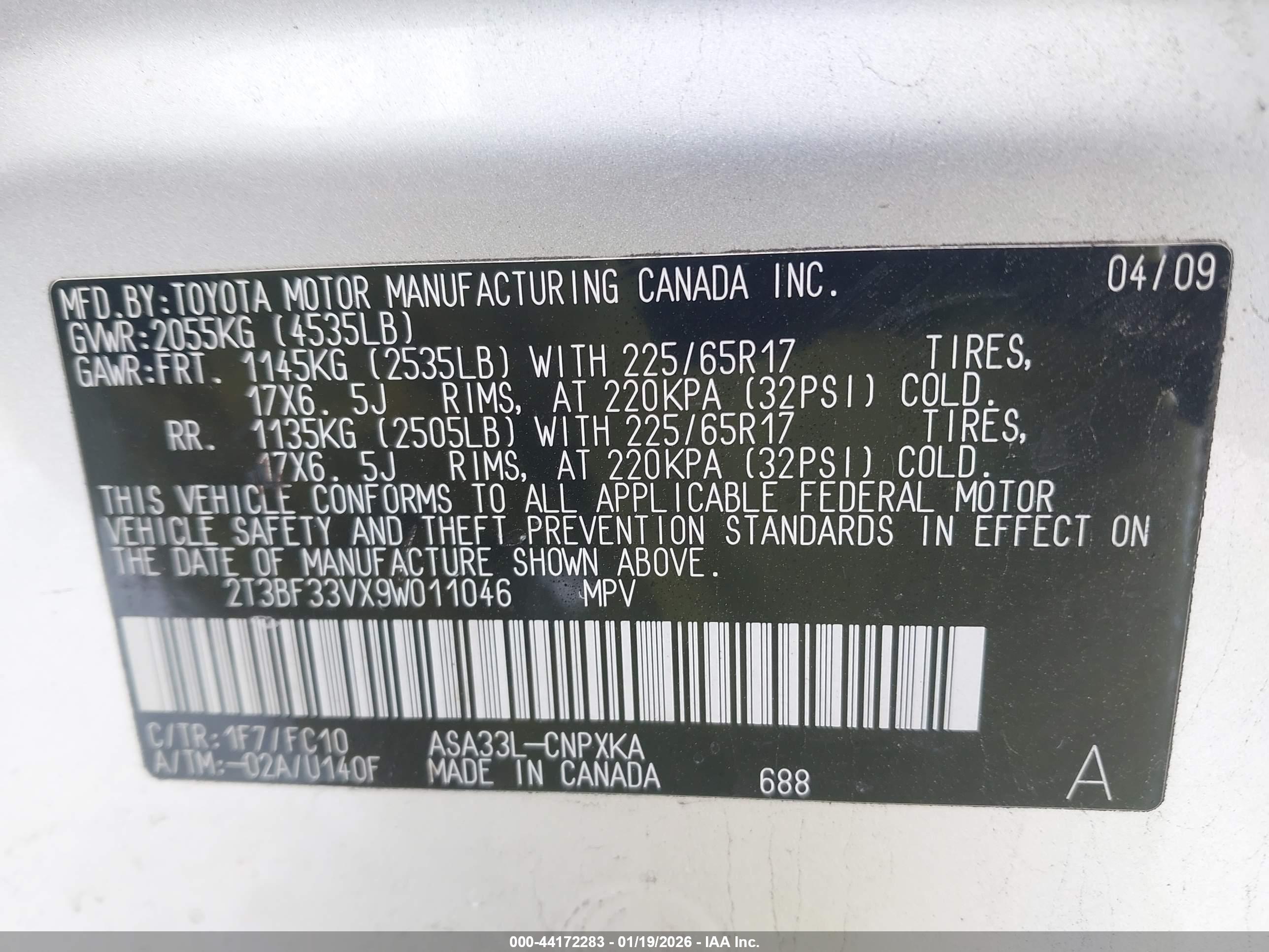 TOYOTA RAV4 image 9