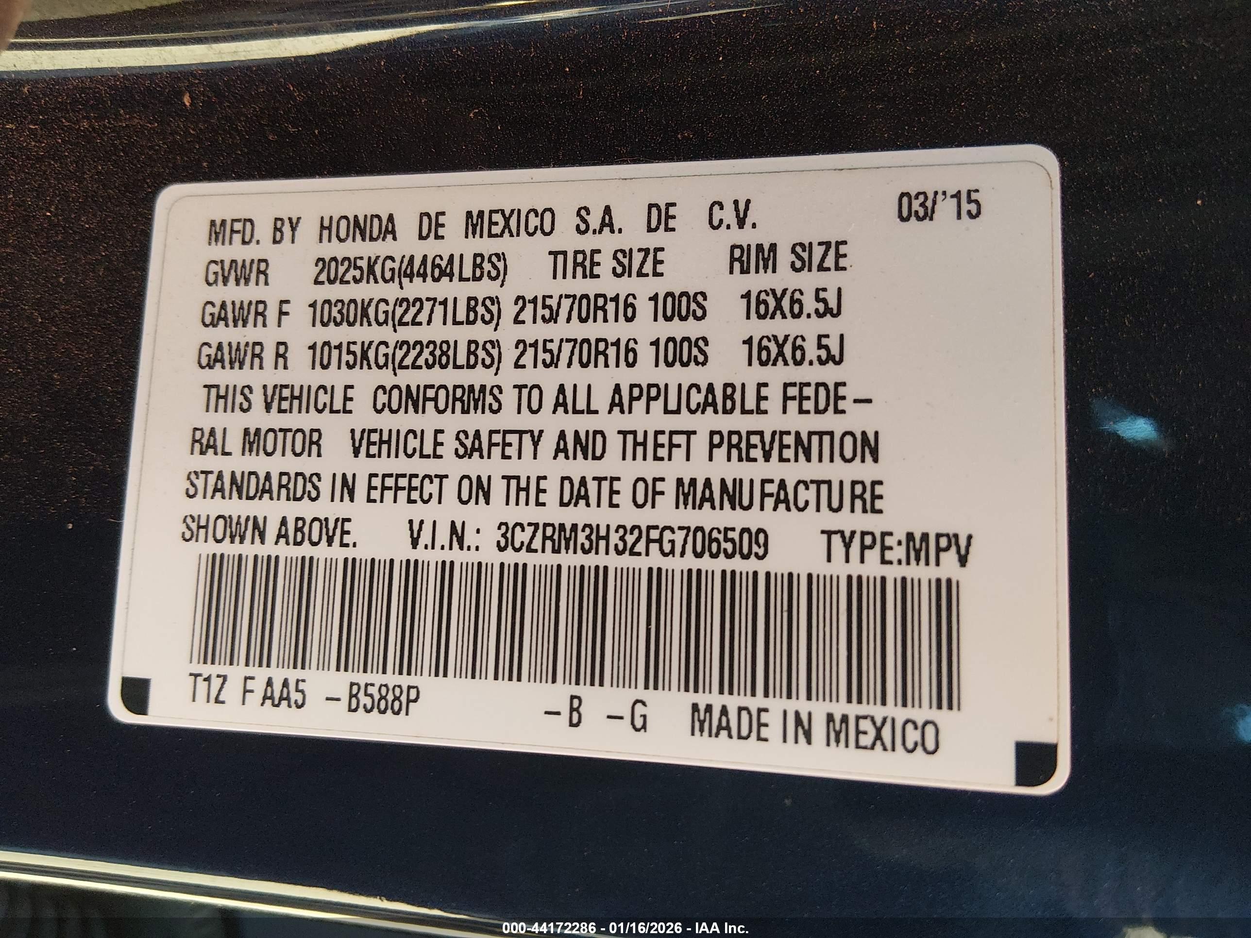 HONDA CR-V image 9