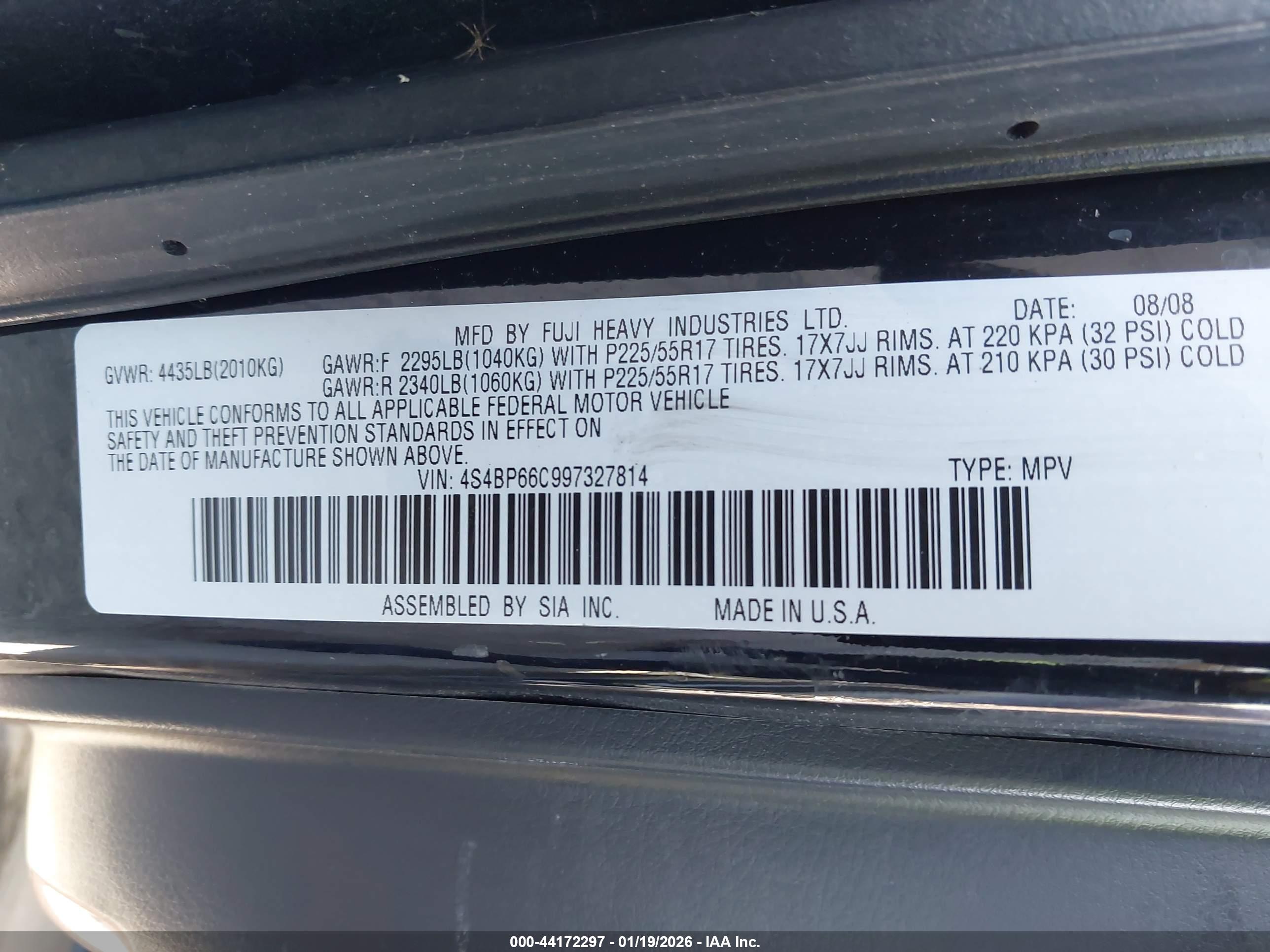 SUBARU OUTBACK image 9