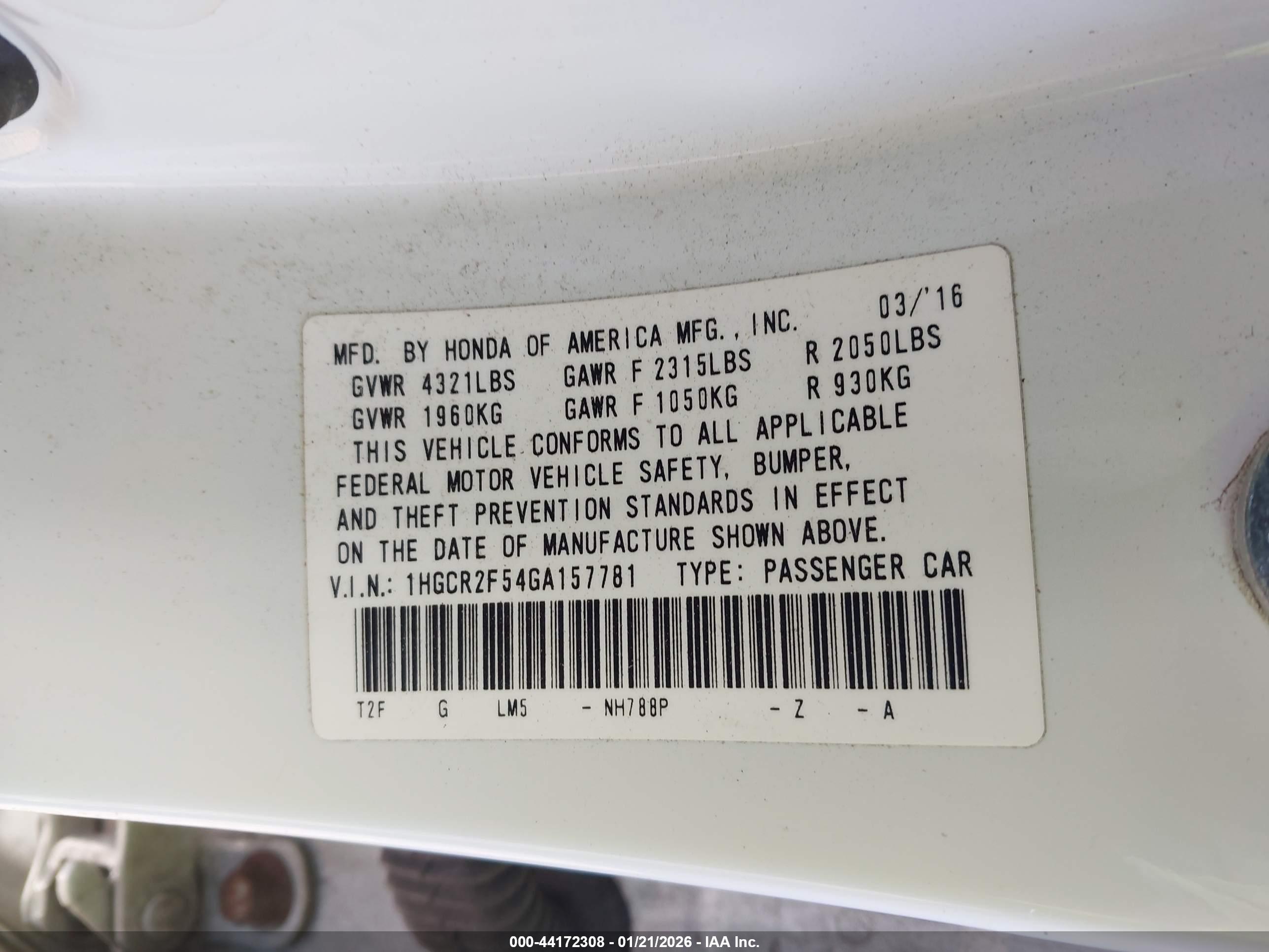 HONDA ACCORD image 9