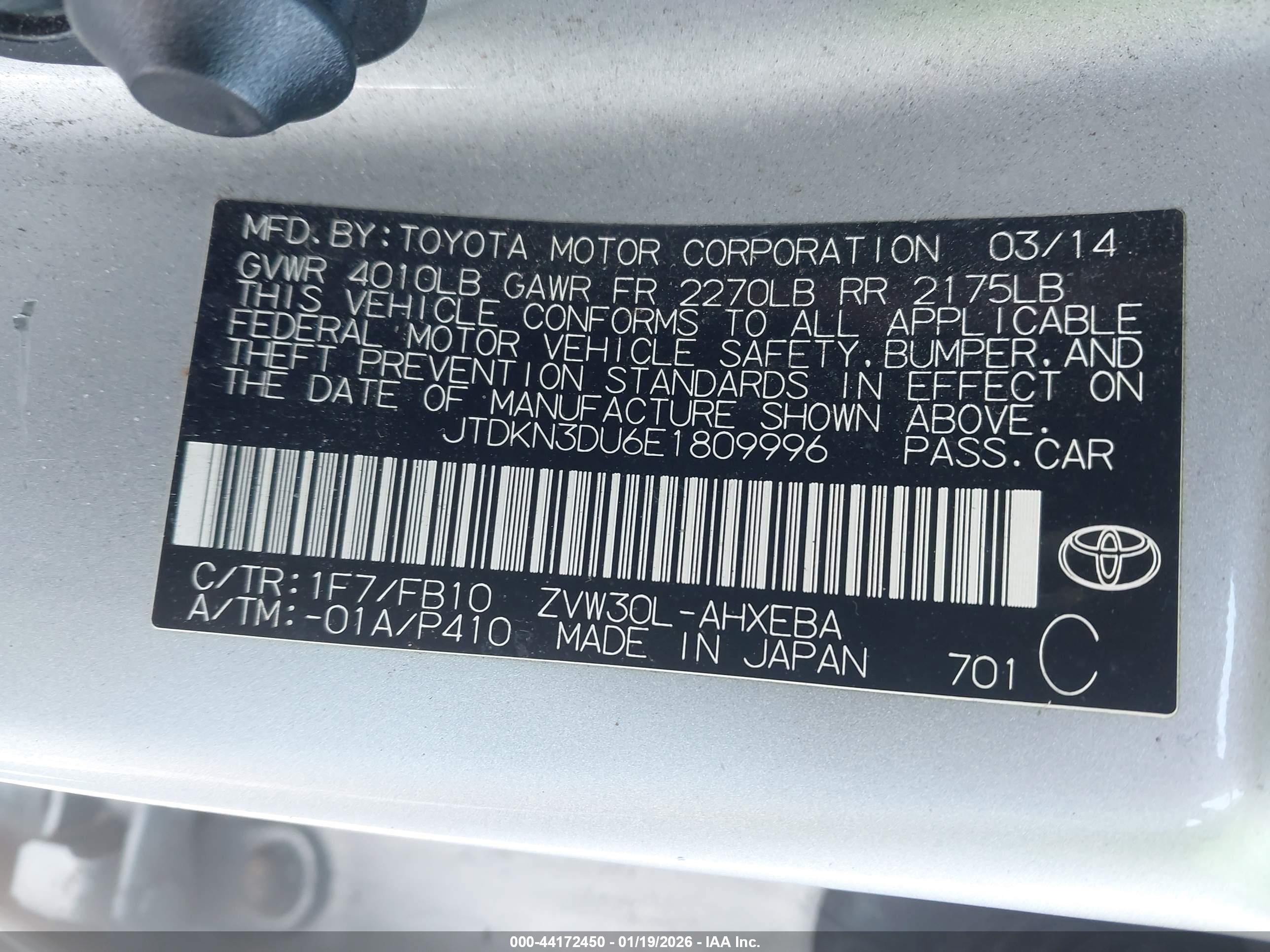 TOYOTA PRIUS image 9