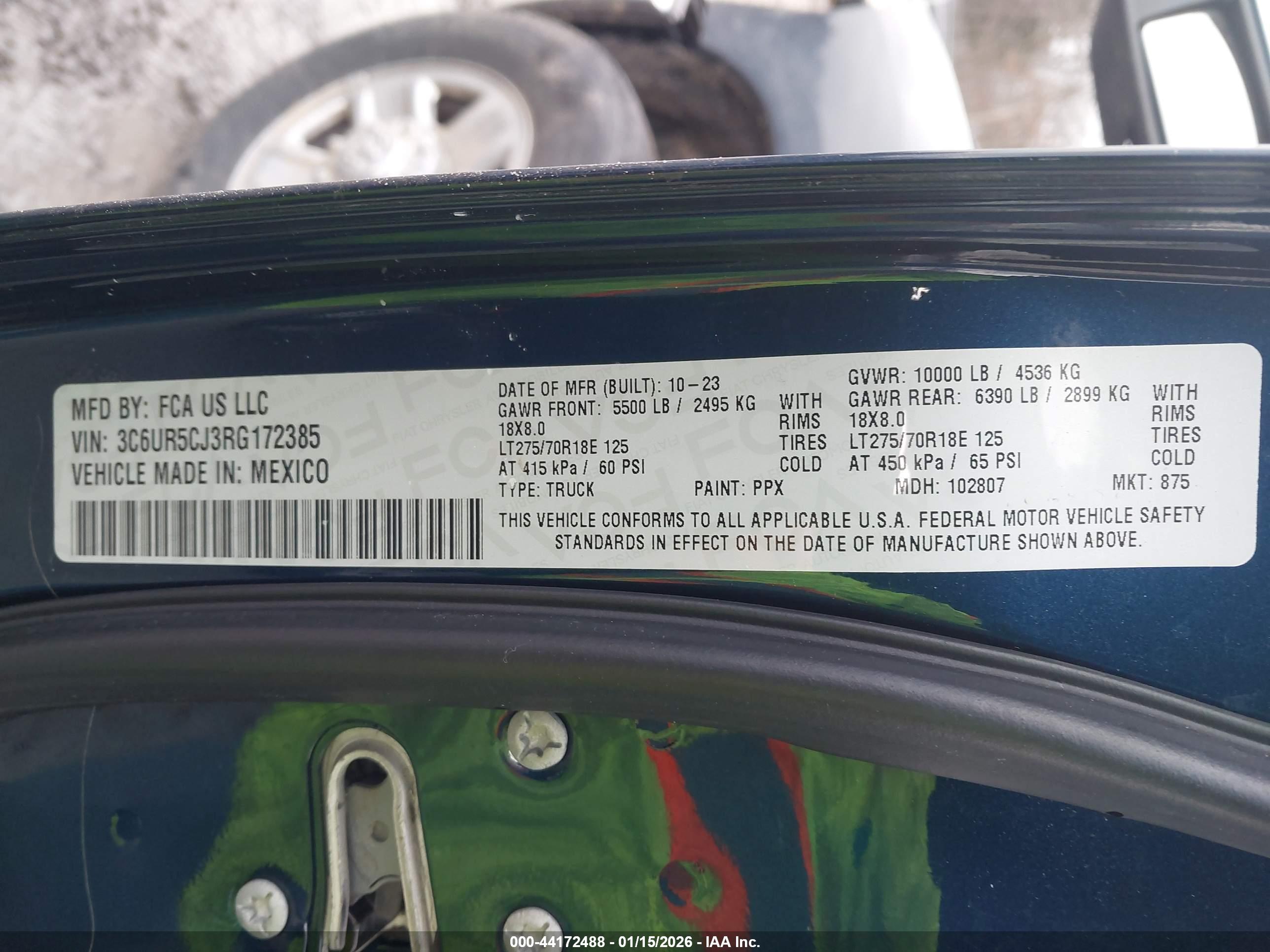 RAM 2500 image 9