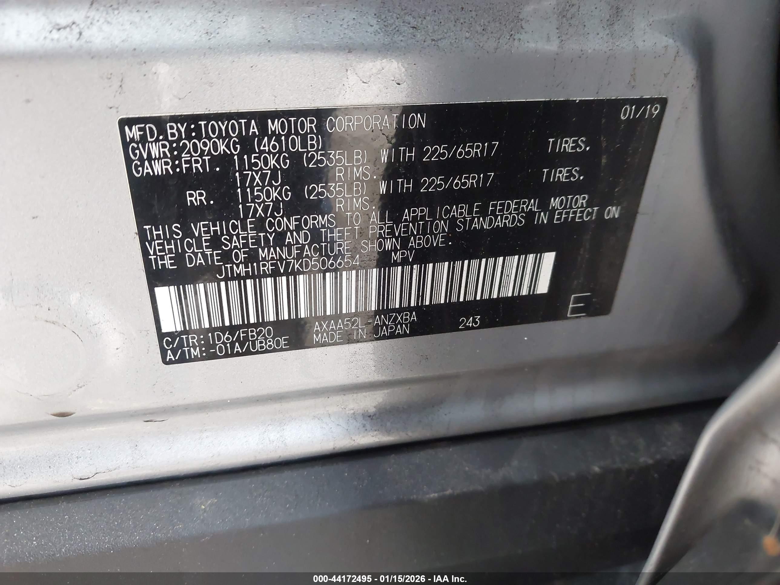 TOYOTA RAV4 image 9
