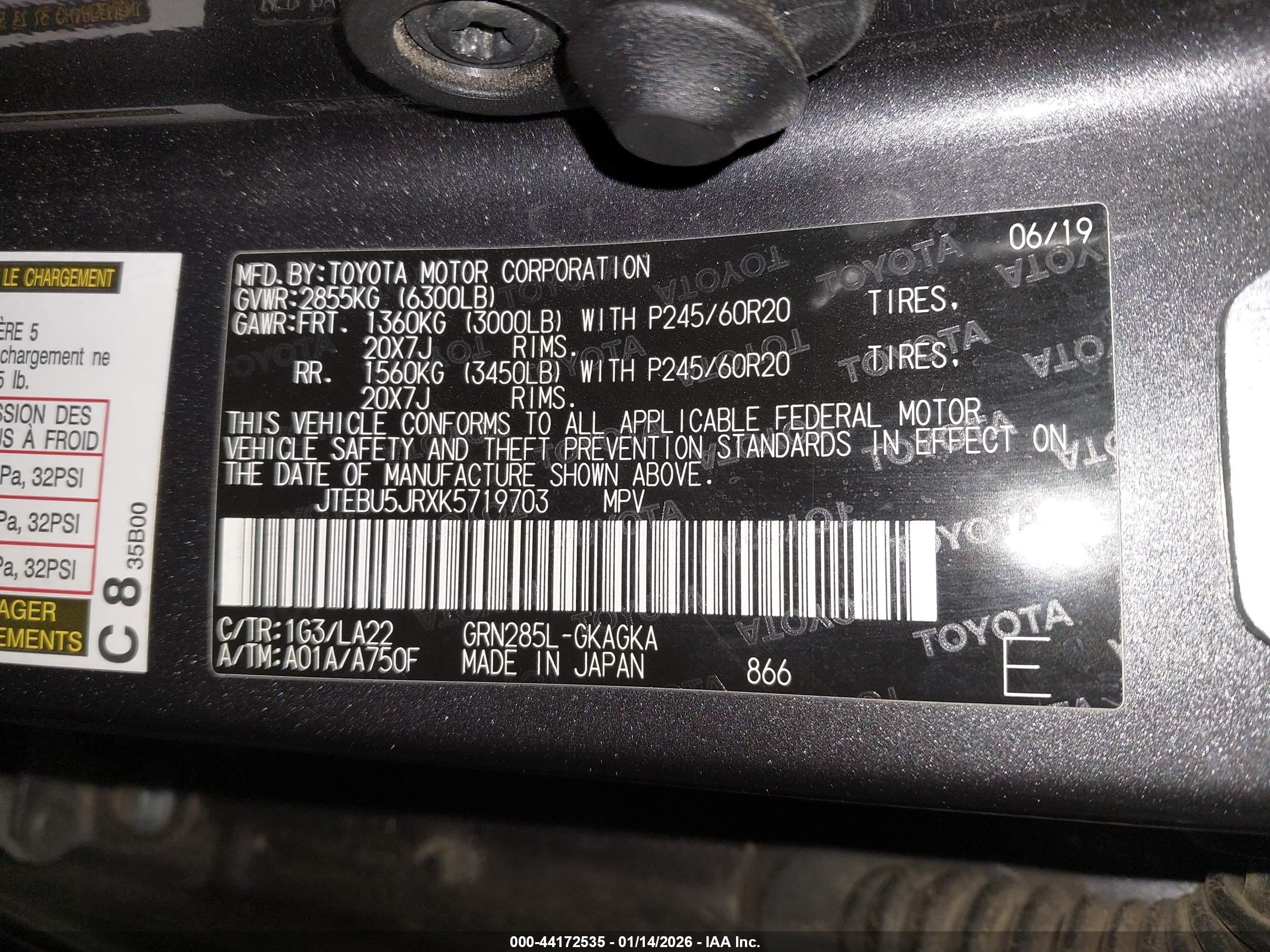 TOYOTA 4RUNNER image 9