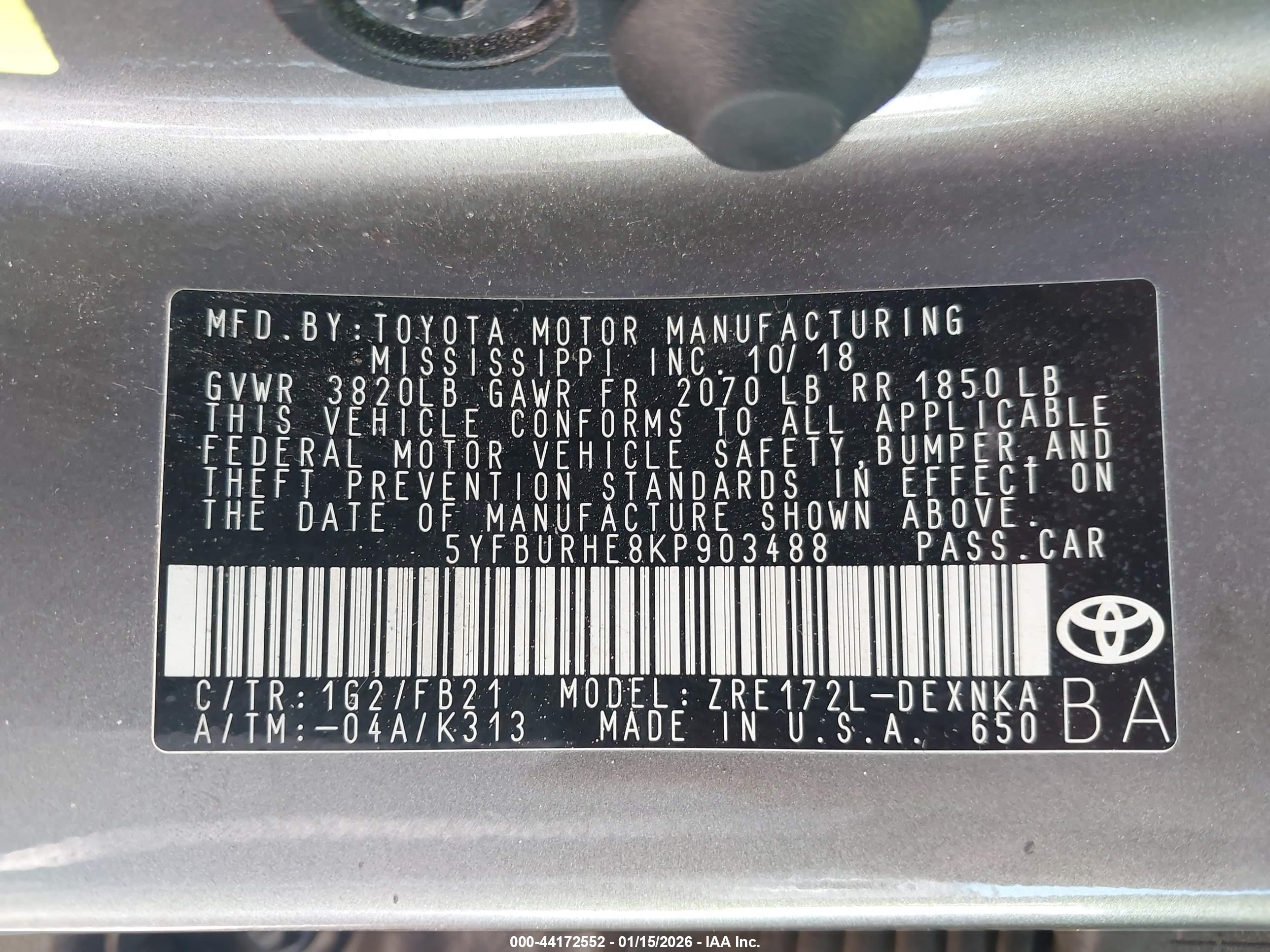 TOYOTA COROLLA image 9