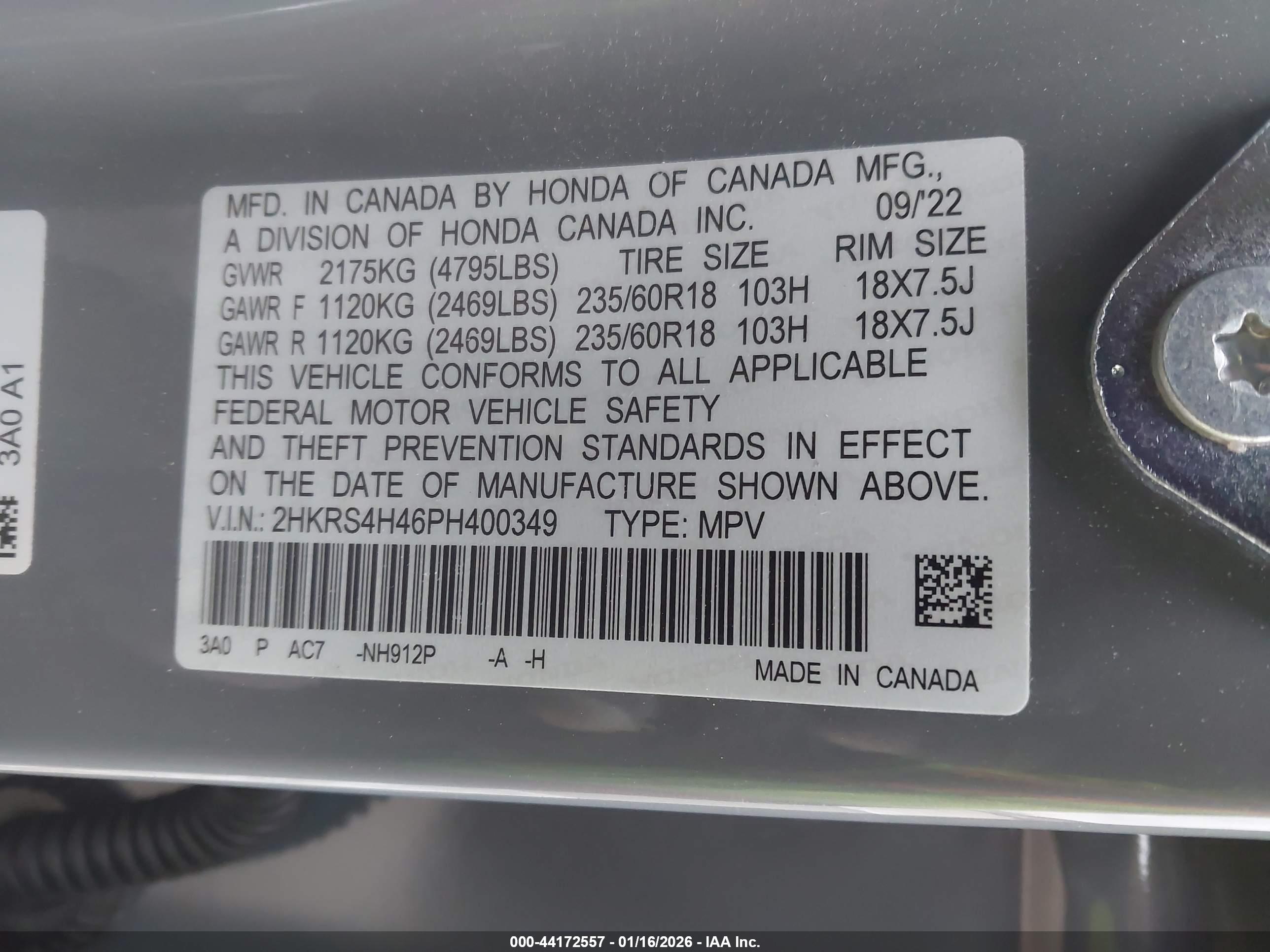 HONDA CR-V image 9