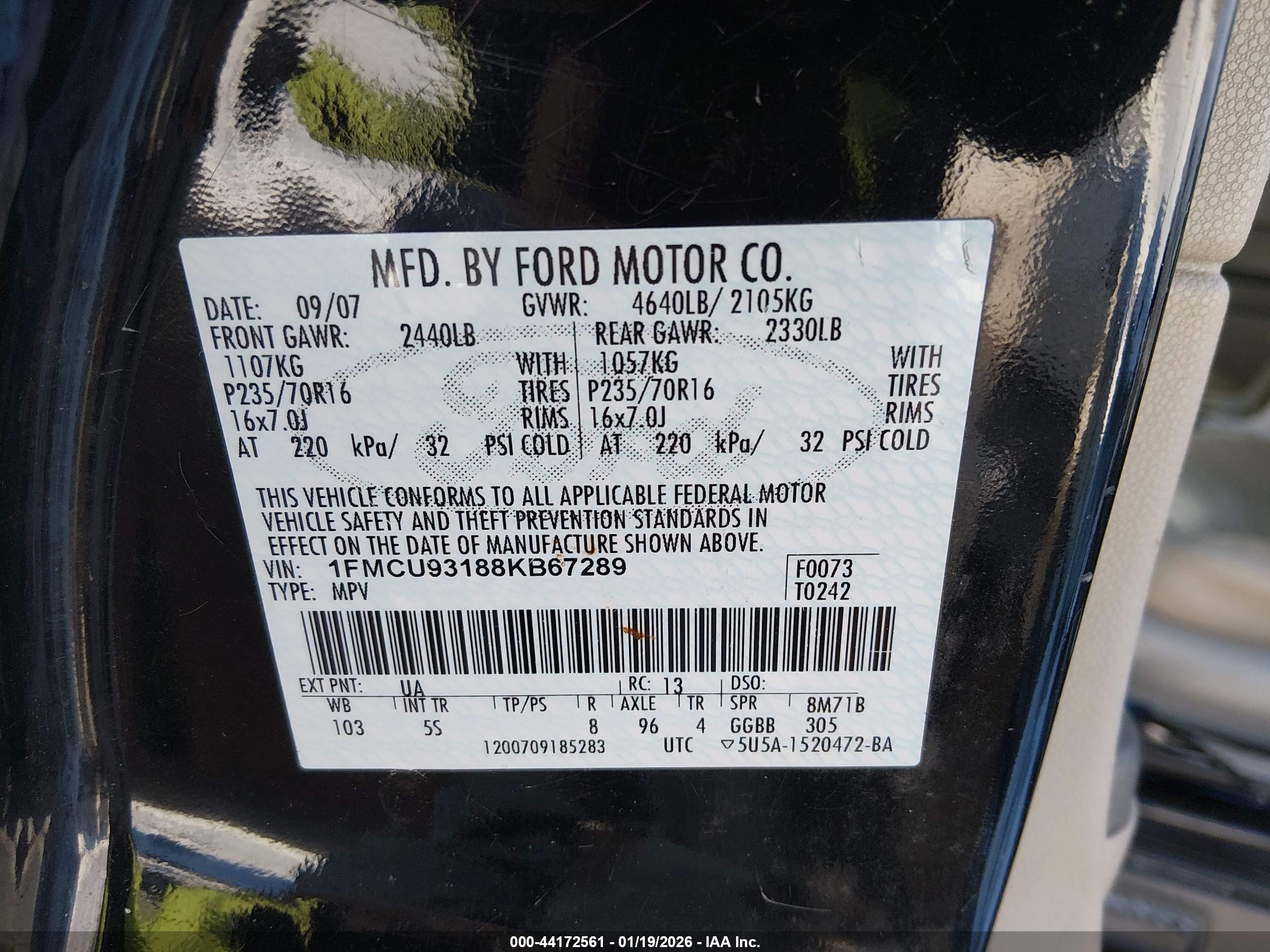 FORD ESCAPE image 9