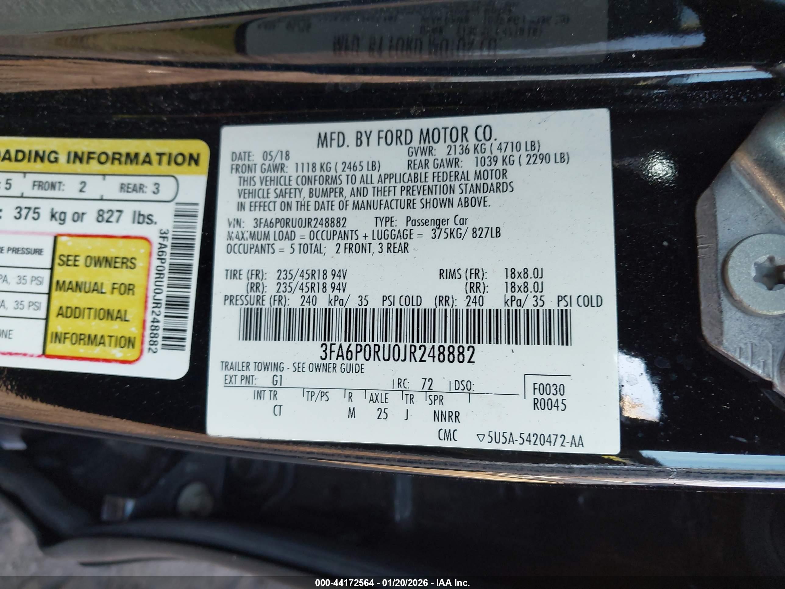 FORD FUSION image 9