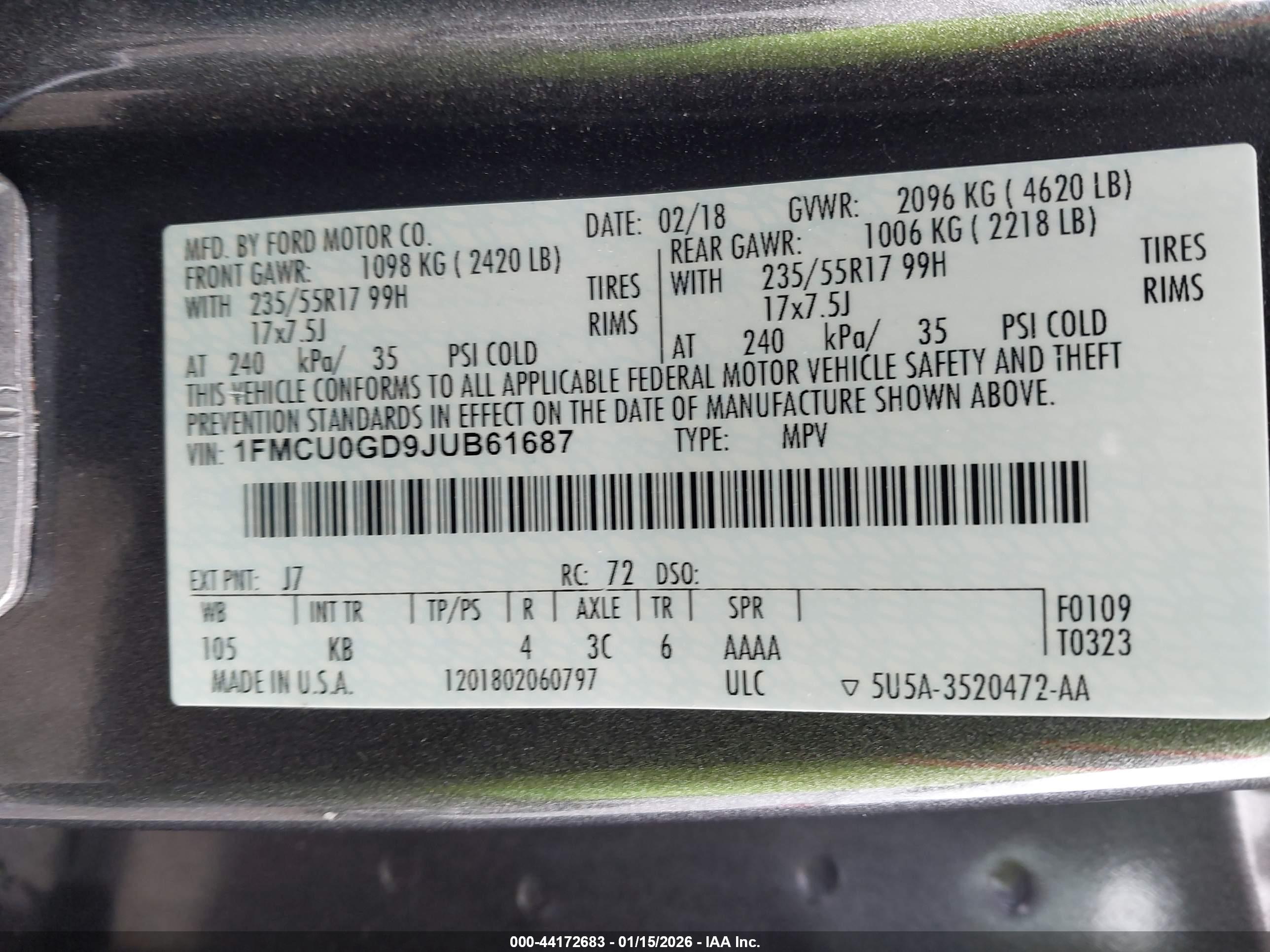 FORD ESCAPE image 9