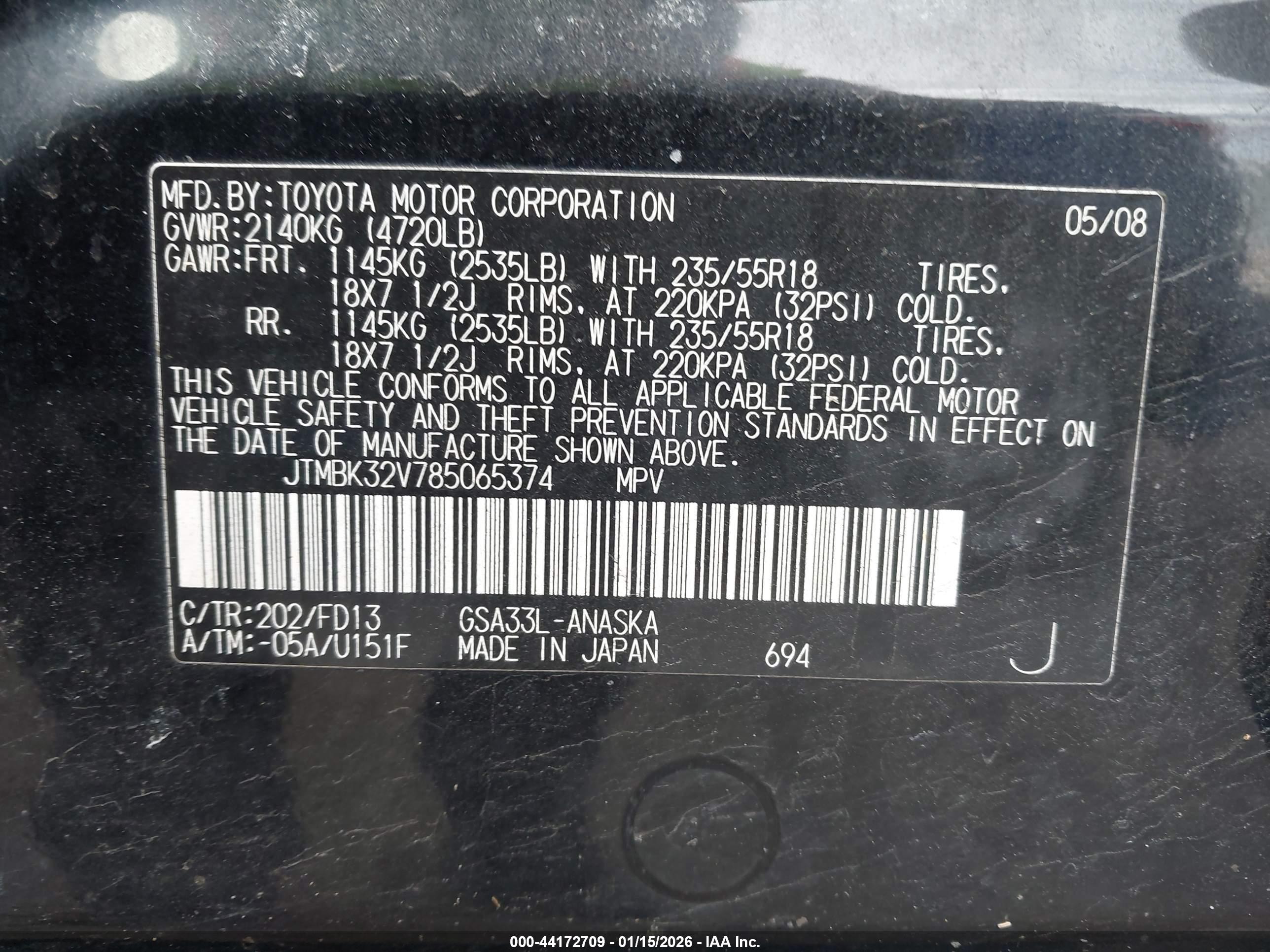 TOYOTA RAV4 image 9