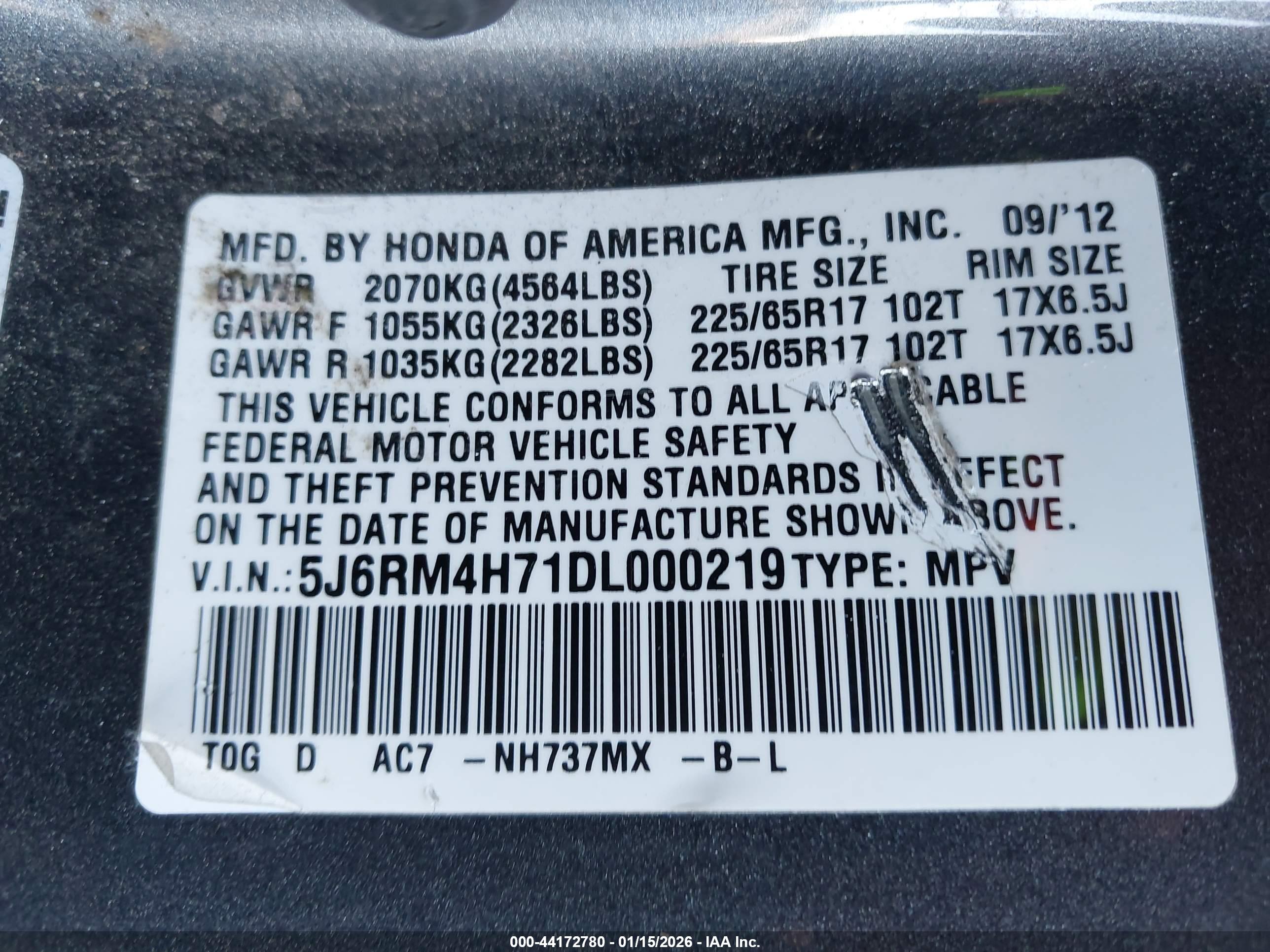 HONDA CR-V image 9