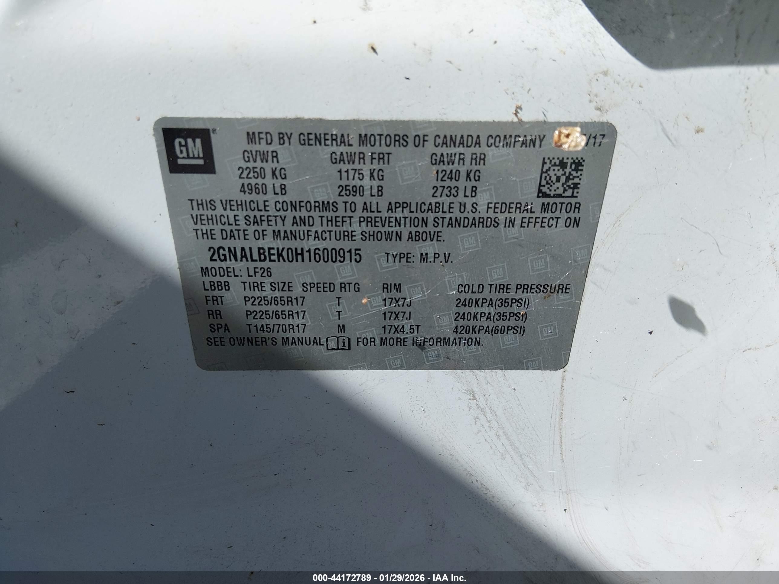 CHEVROLET EQUINOX image 9