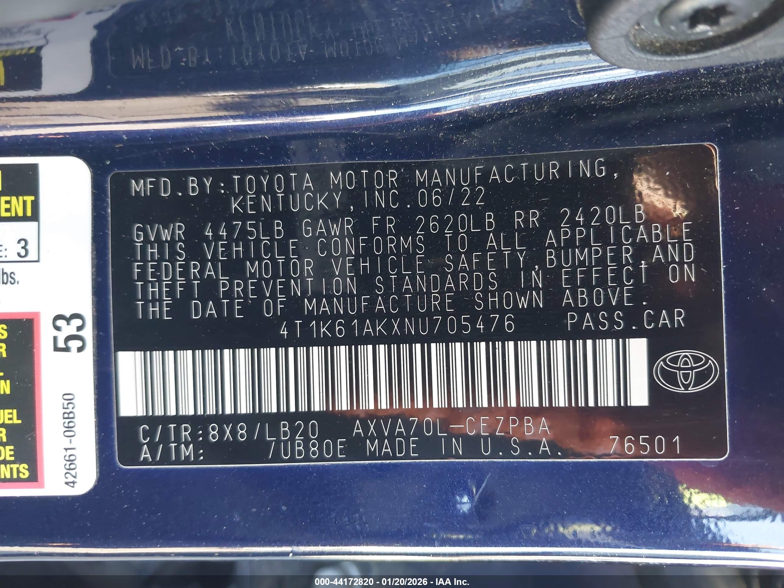 TOYOTA CAMRY image 9
