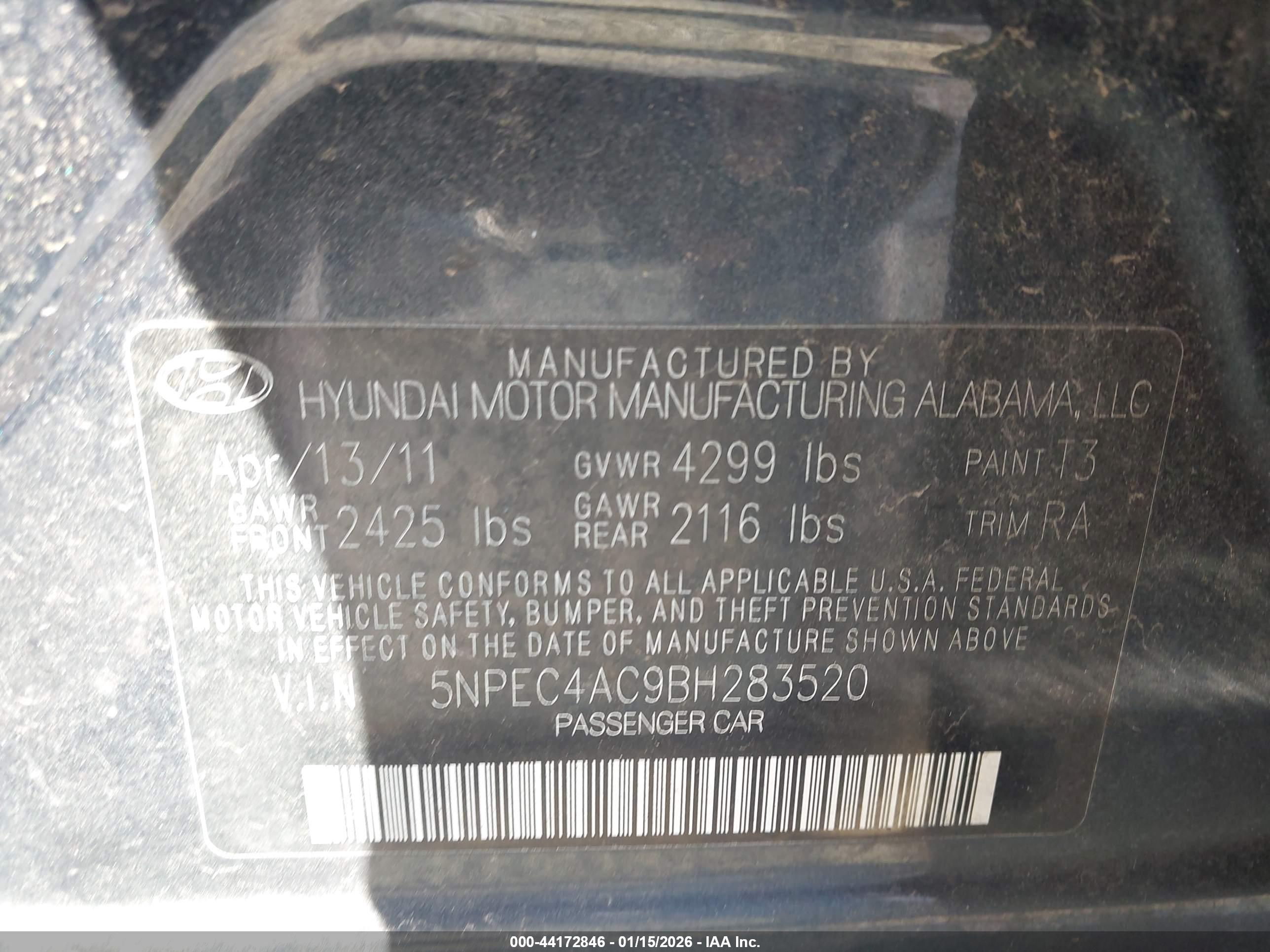 HYUNDAI SONATA image 9