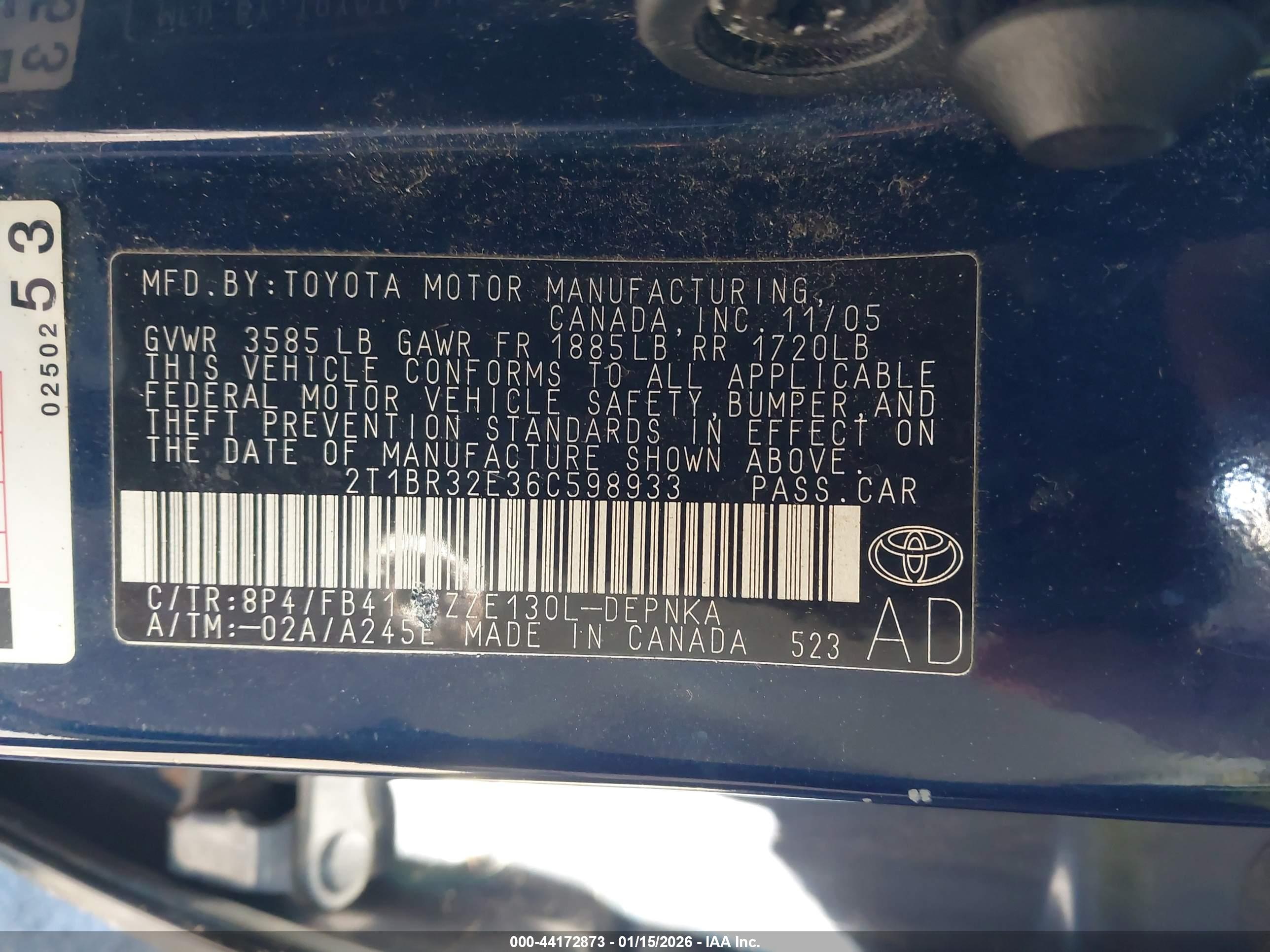 TOYOTA COROLLA image 9