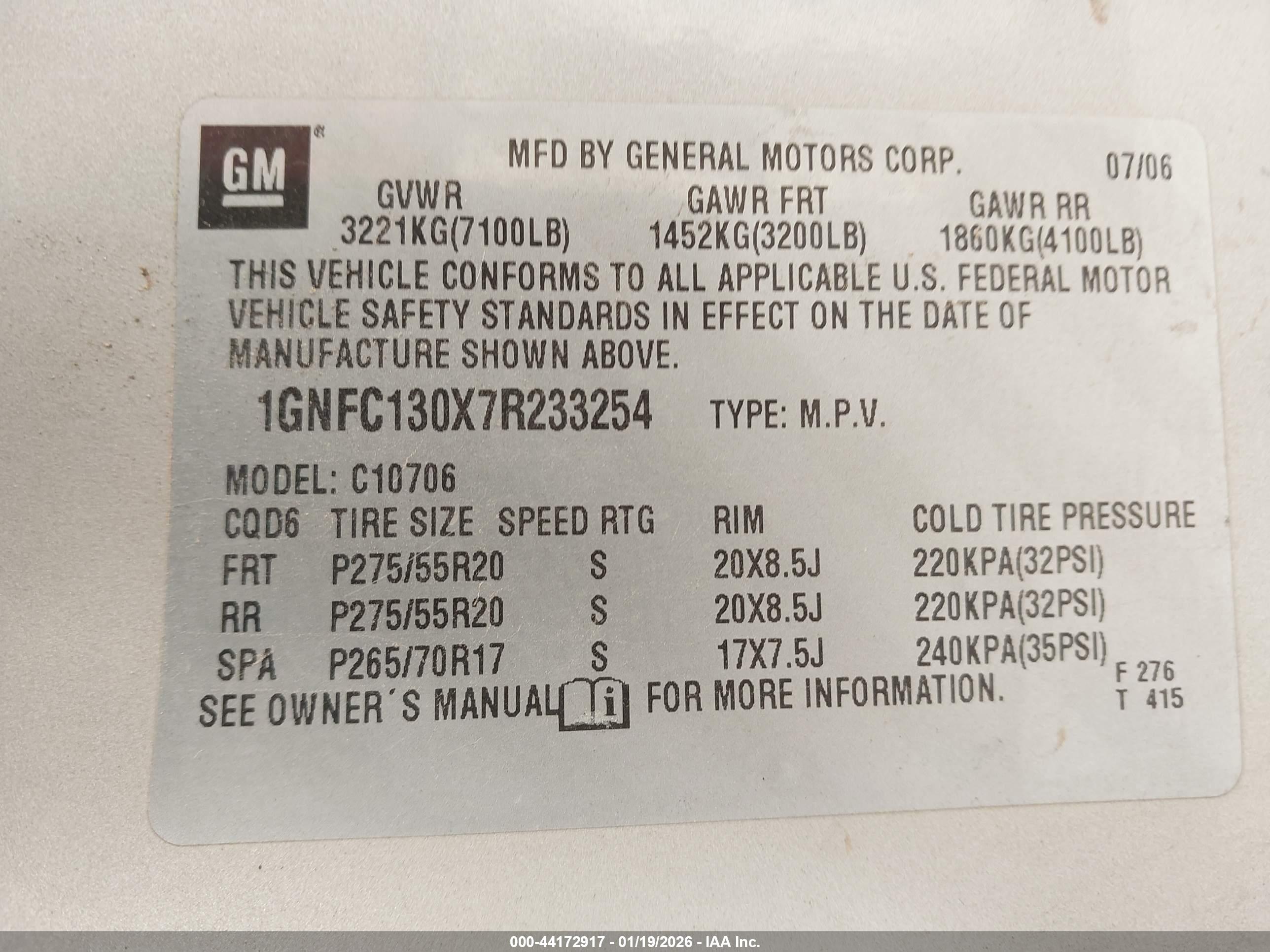 CHEVROLET TAHOE image 9