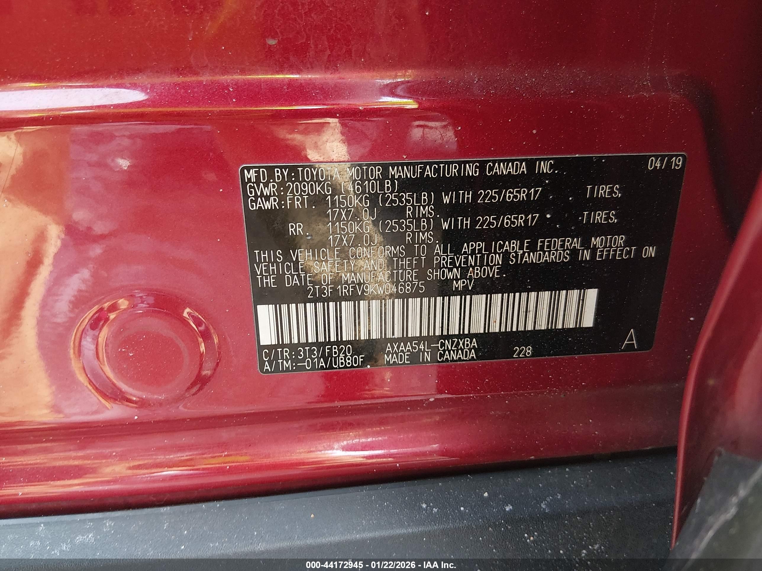 TOYOTA RAV4 image 9