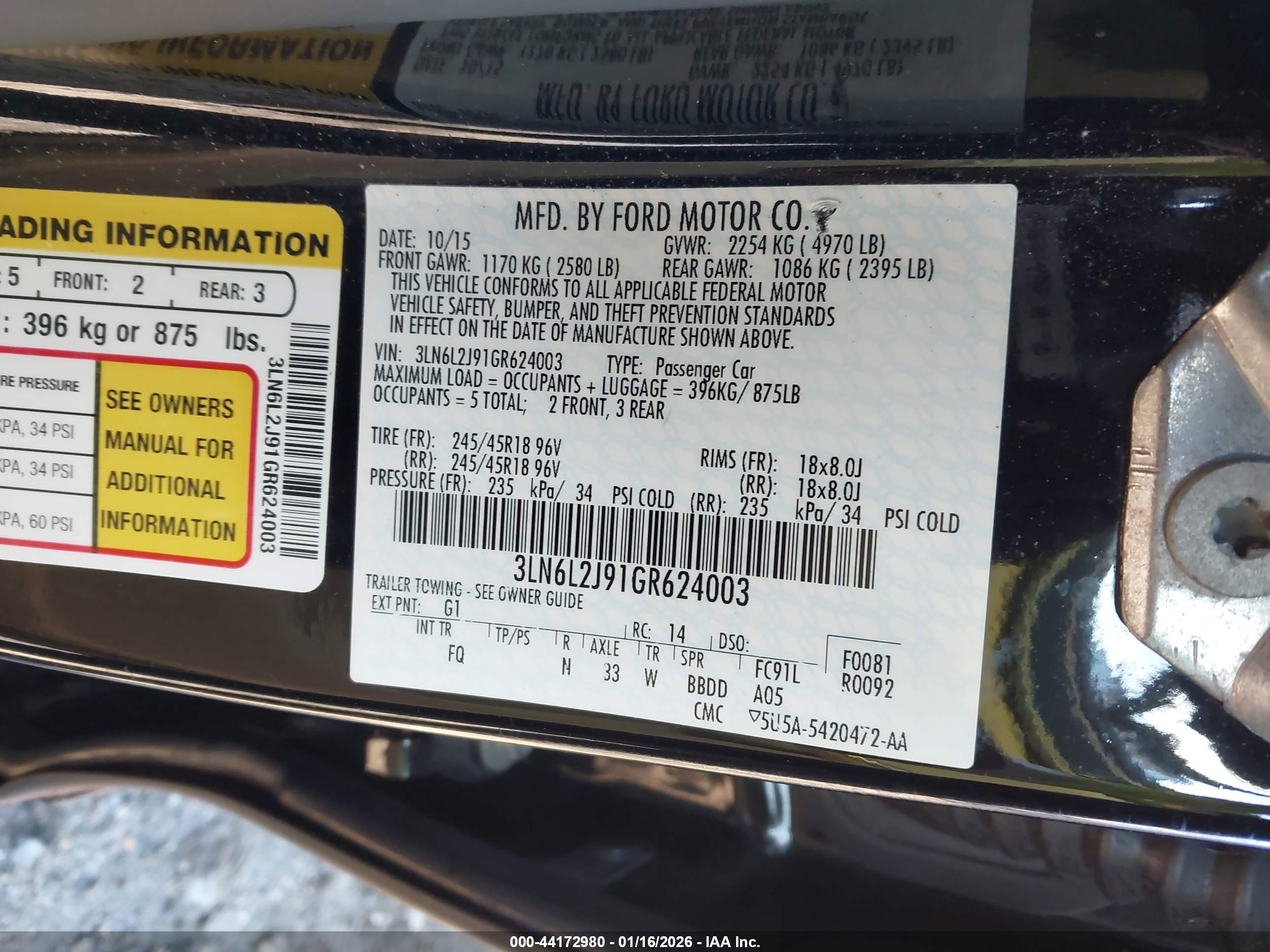 LINCOLN MKZ image 9