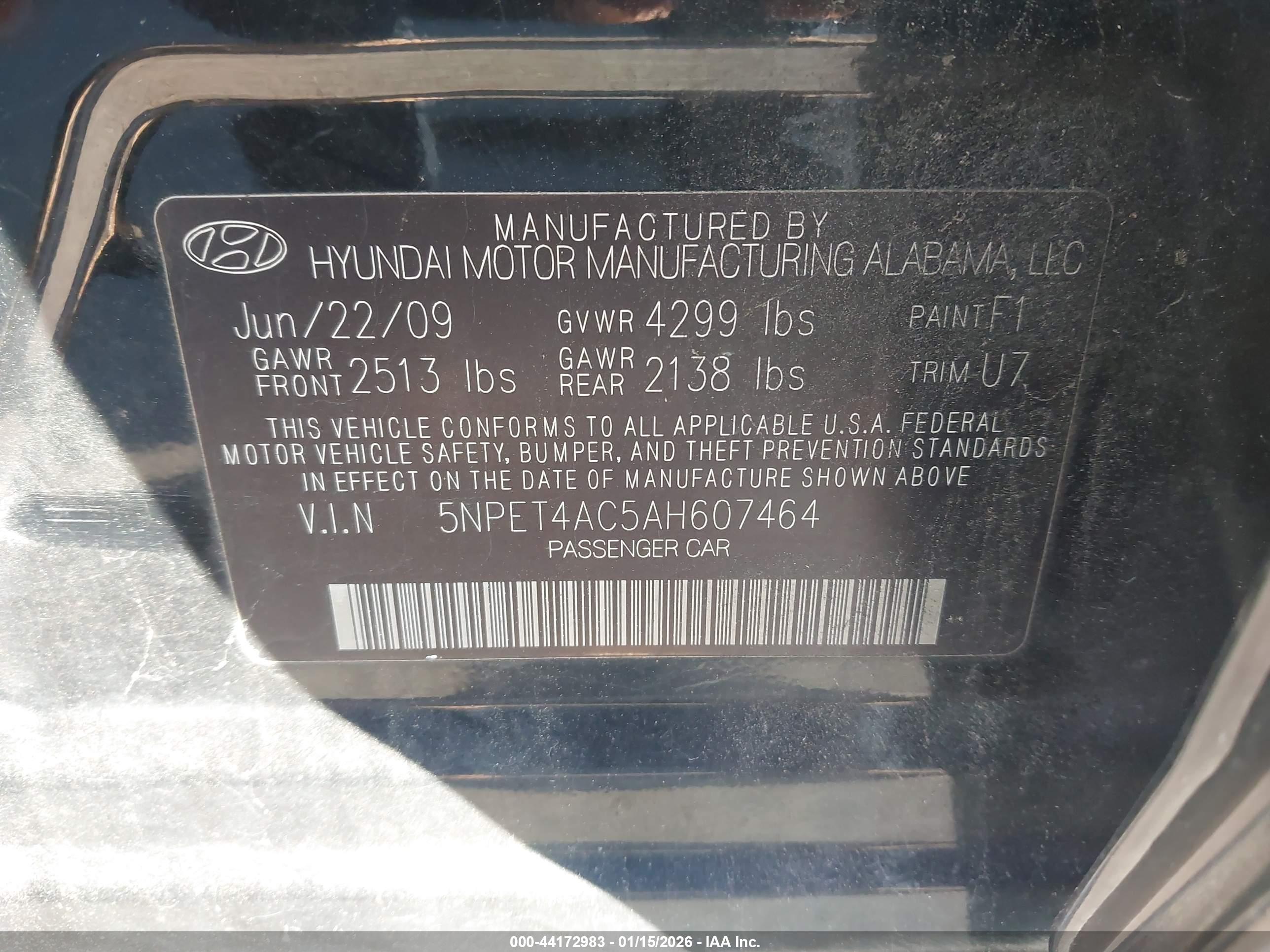 HYUNDAI SONATA image 9
