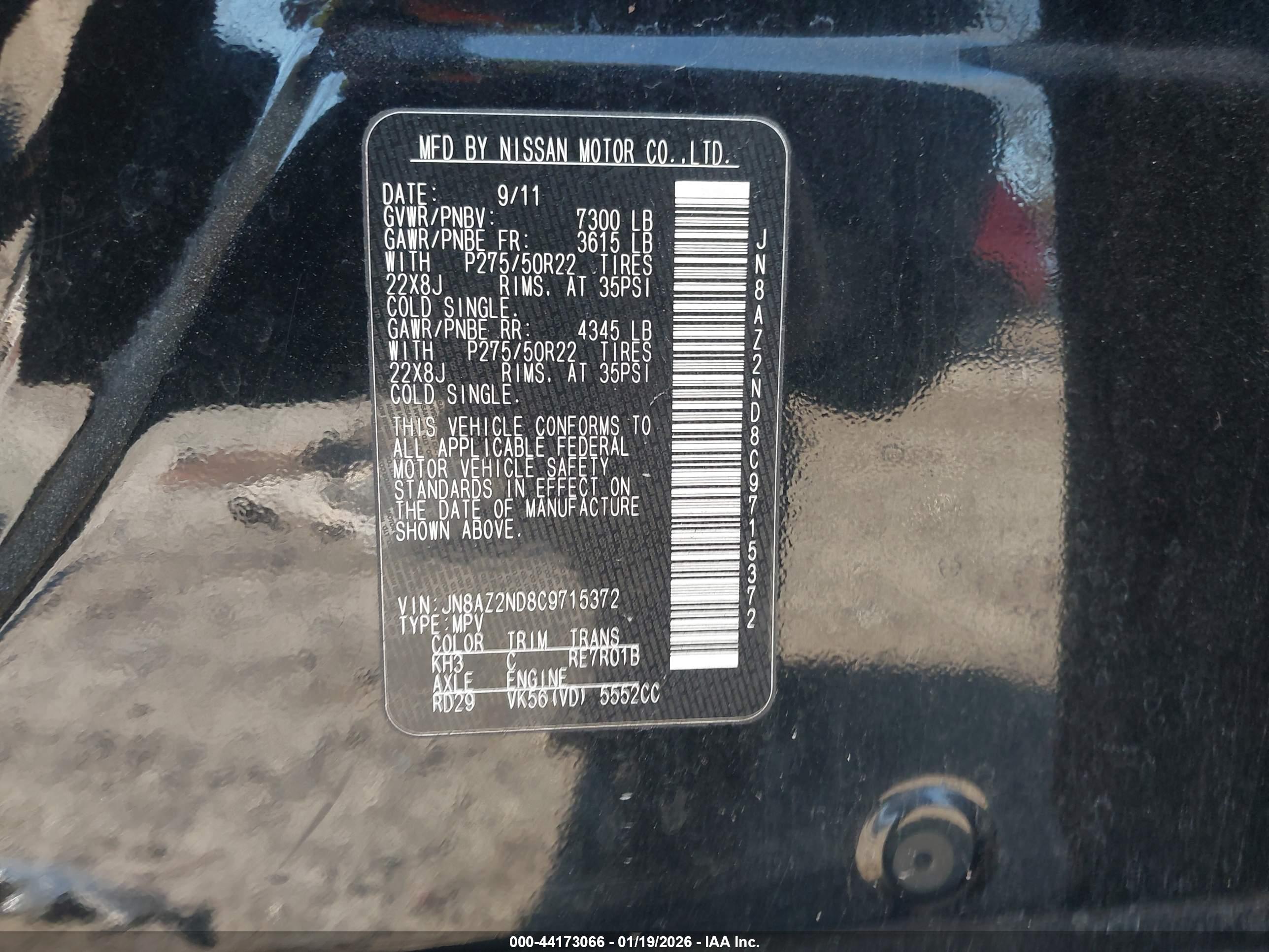 INFINITI QX56 image 9