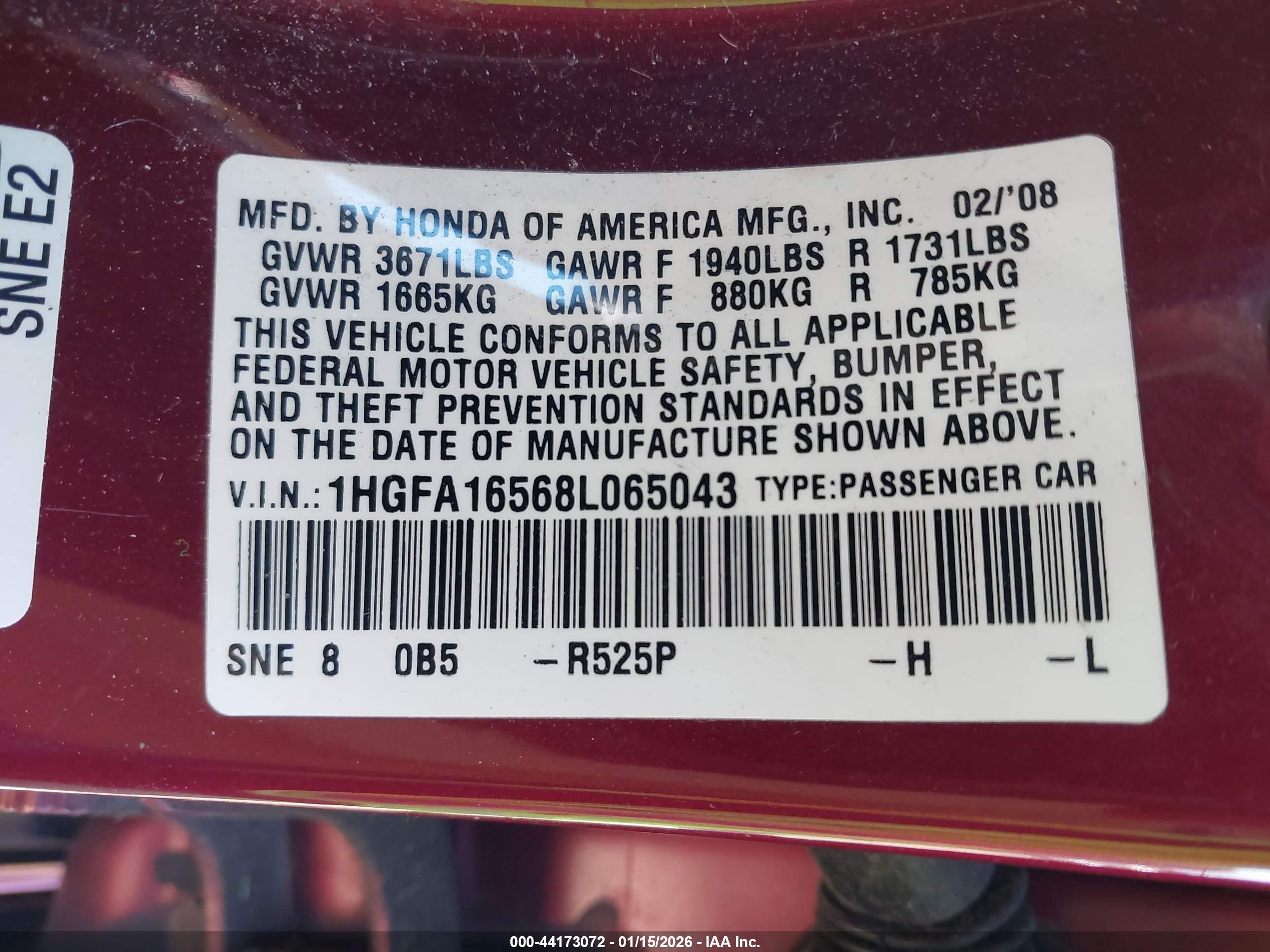 HONDA CIVIC image 9