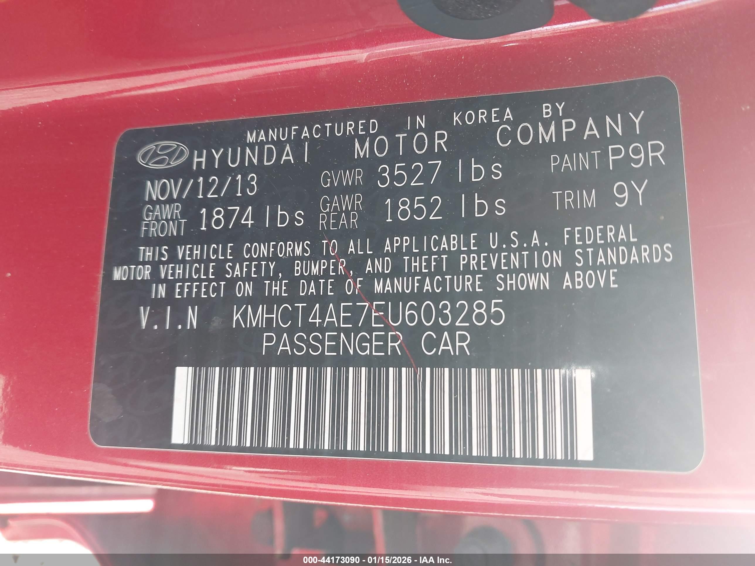 HYUNDAI ACCENT image 9