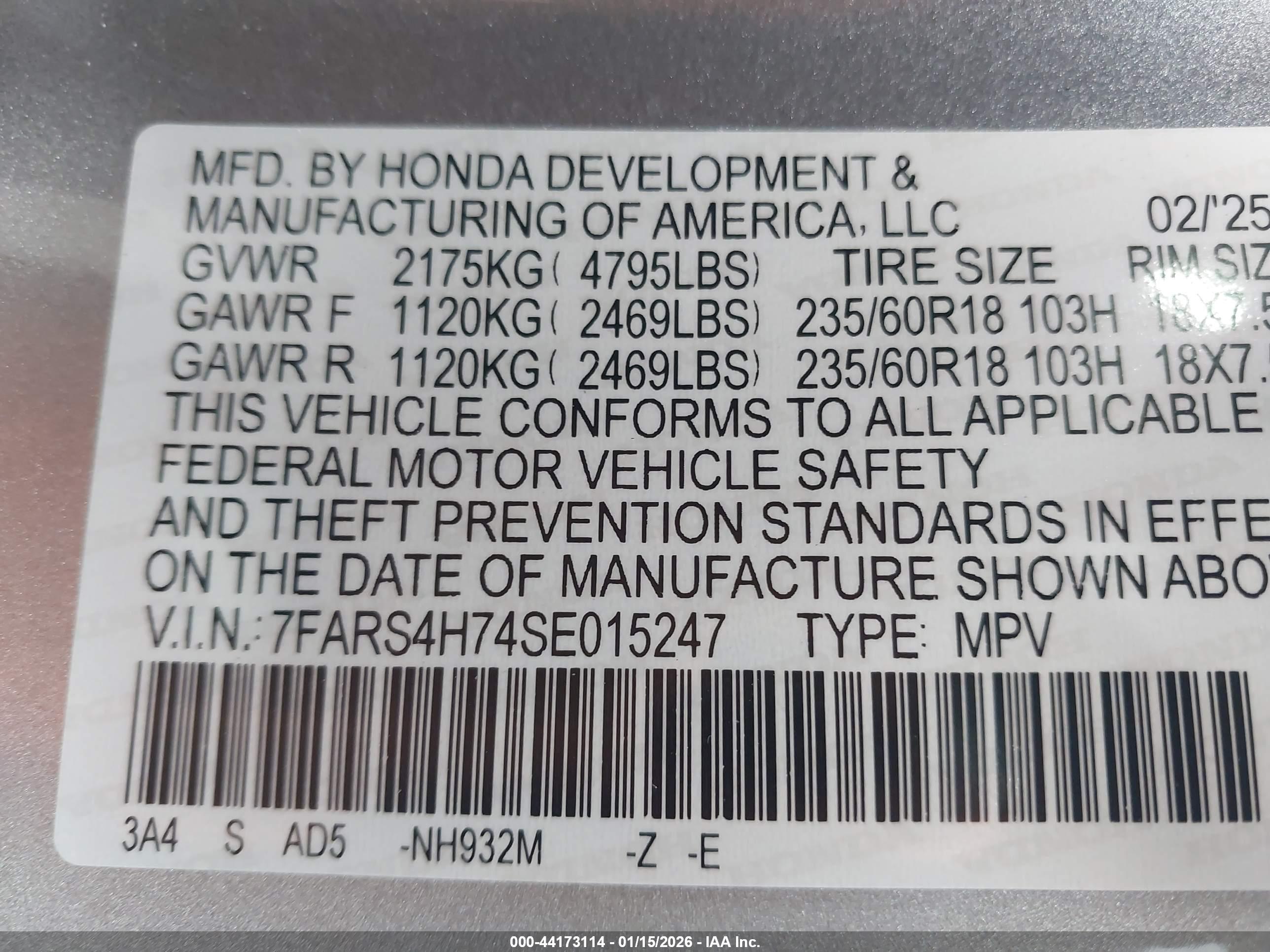 HONDA CR-V image 9