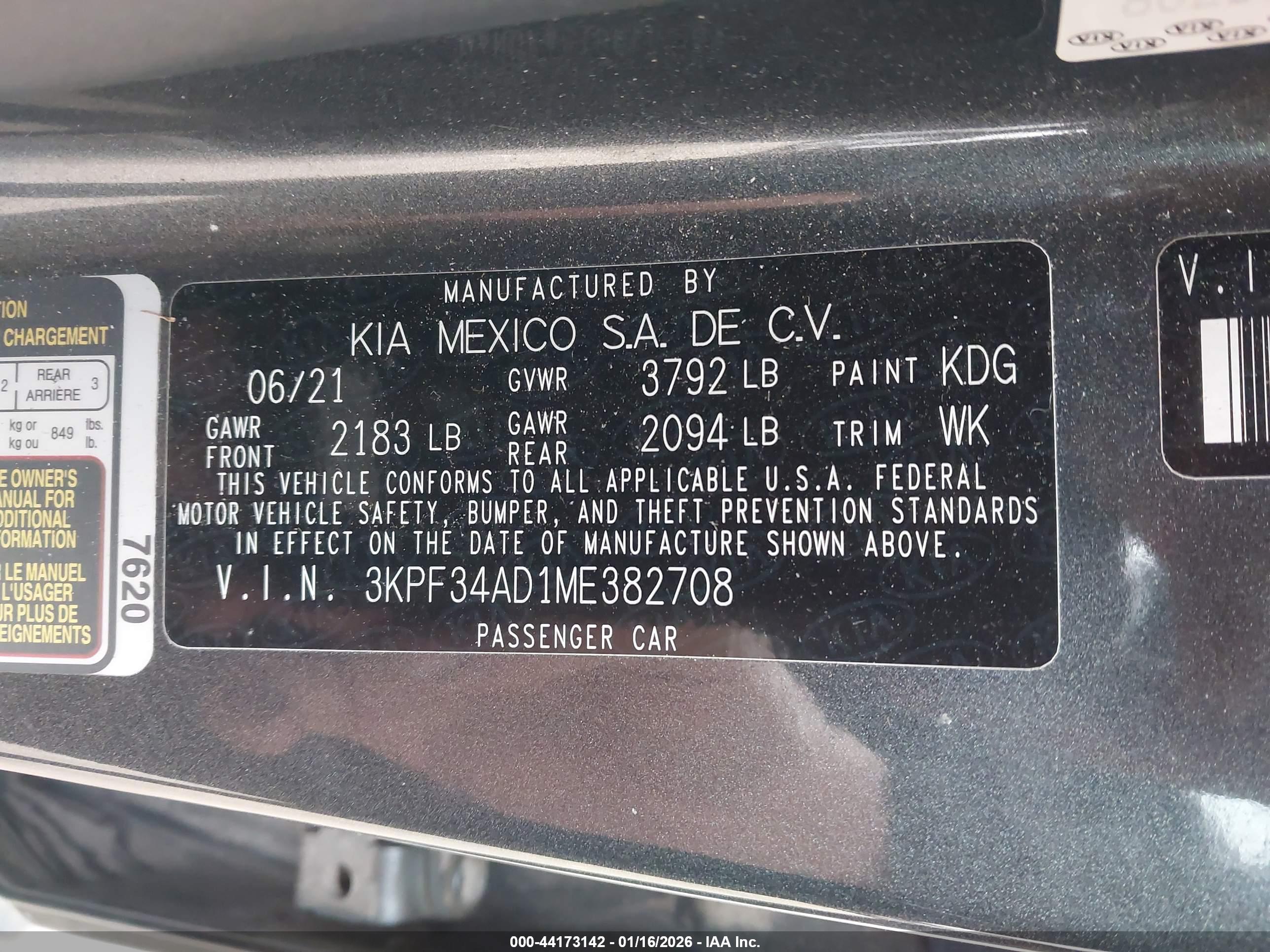 KIA FORTE image 9