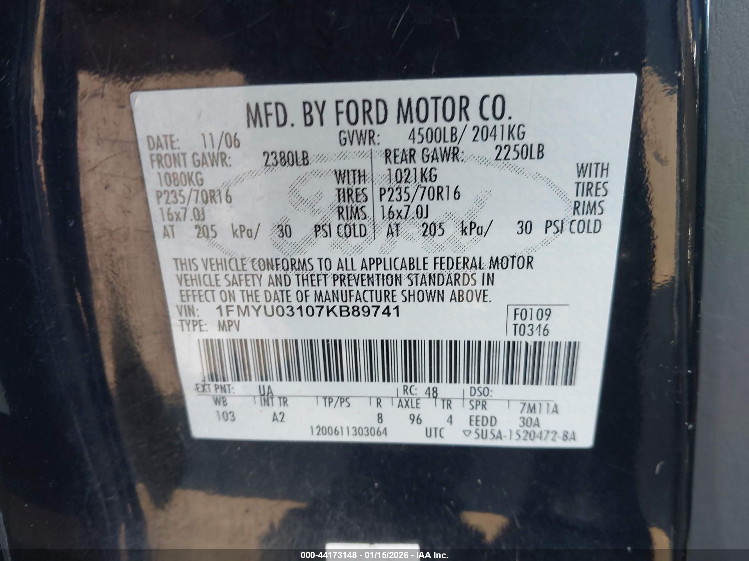 FORD ESCAPE image 9