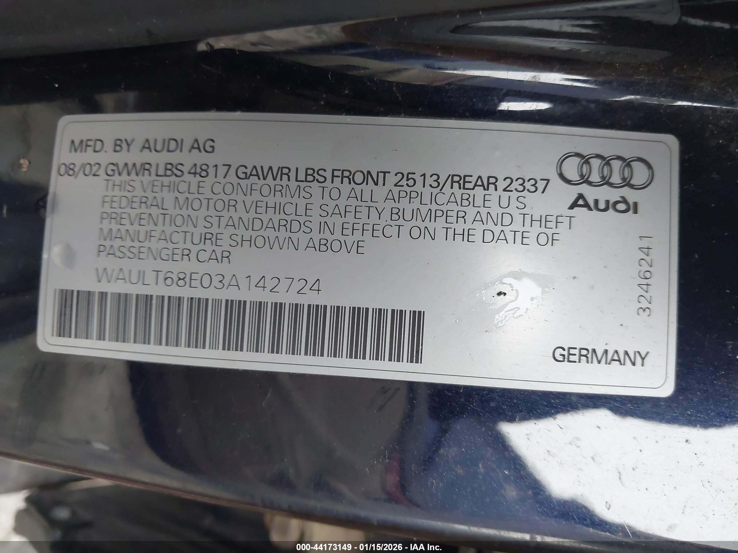 AUDI A4 image 9