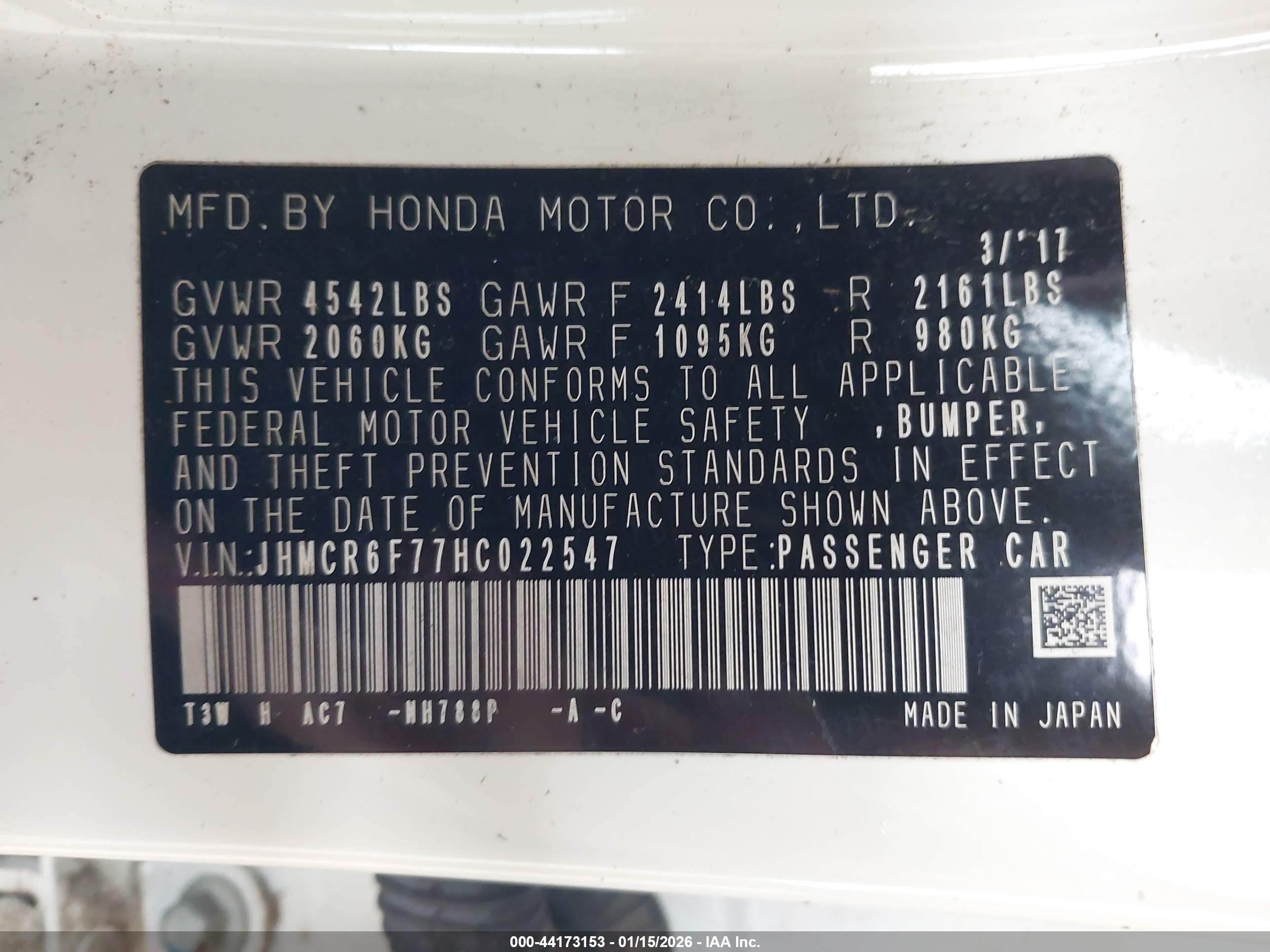 HONDA ACCORD image 9
