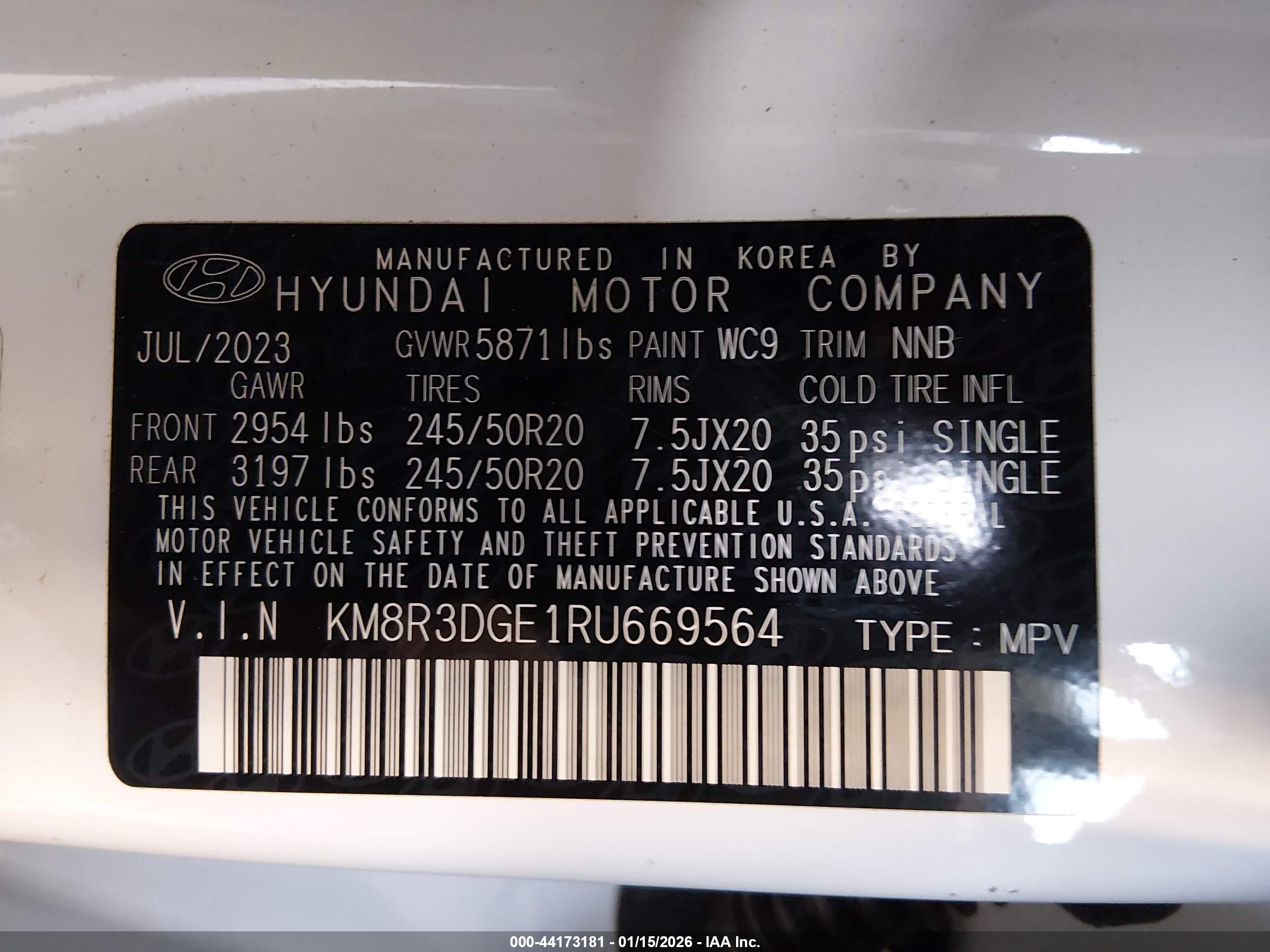 HYUNDAI PALISADE image 9
