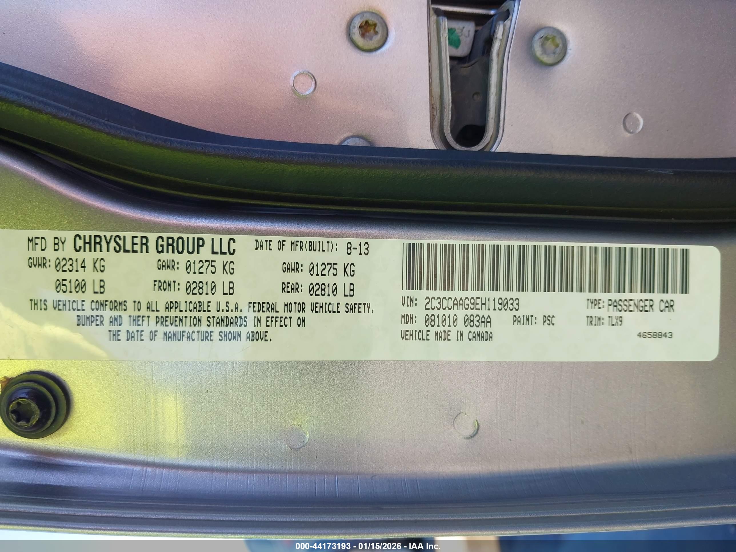 CHRYSLER 300 image 9