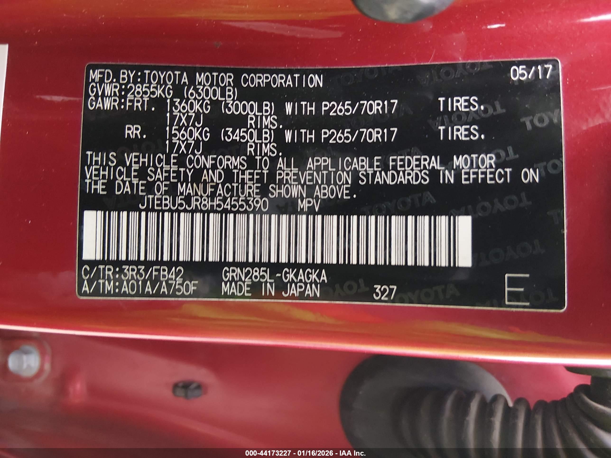 TOYOTA 4RUNNER image 9