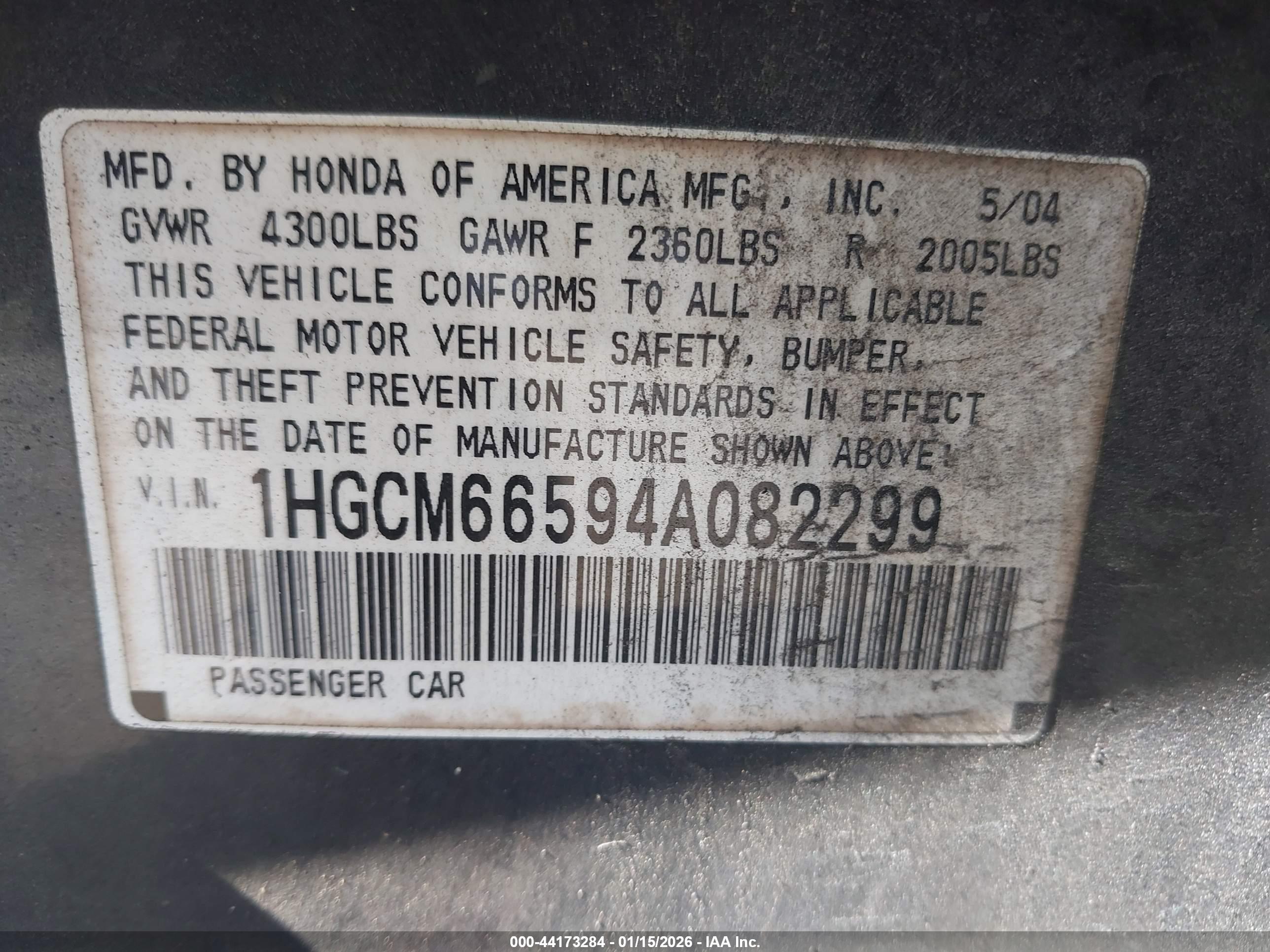 HONDA ACCORD image 9
