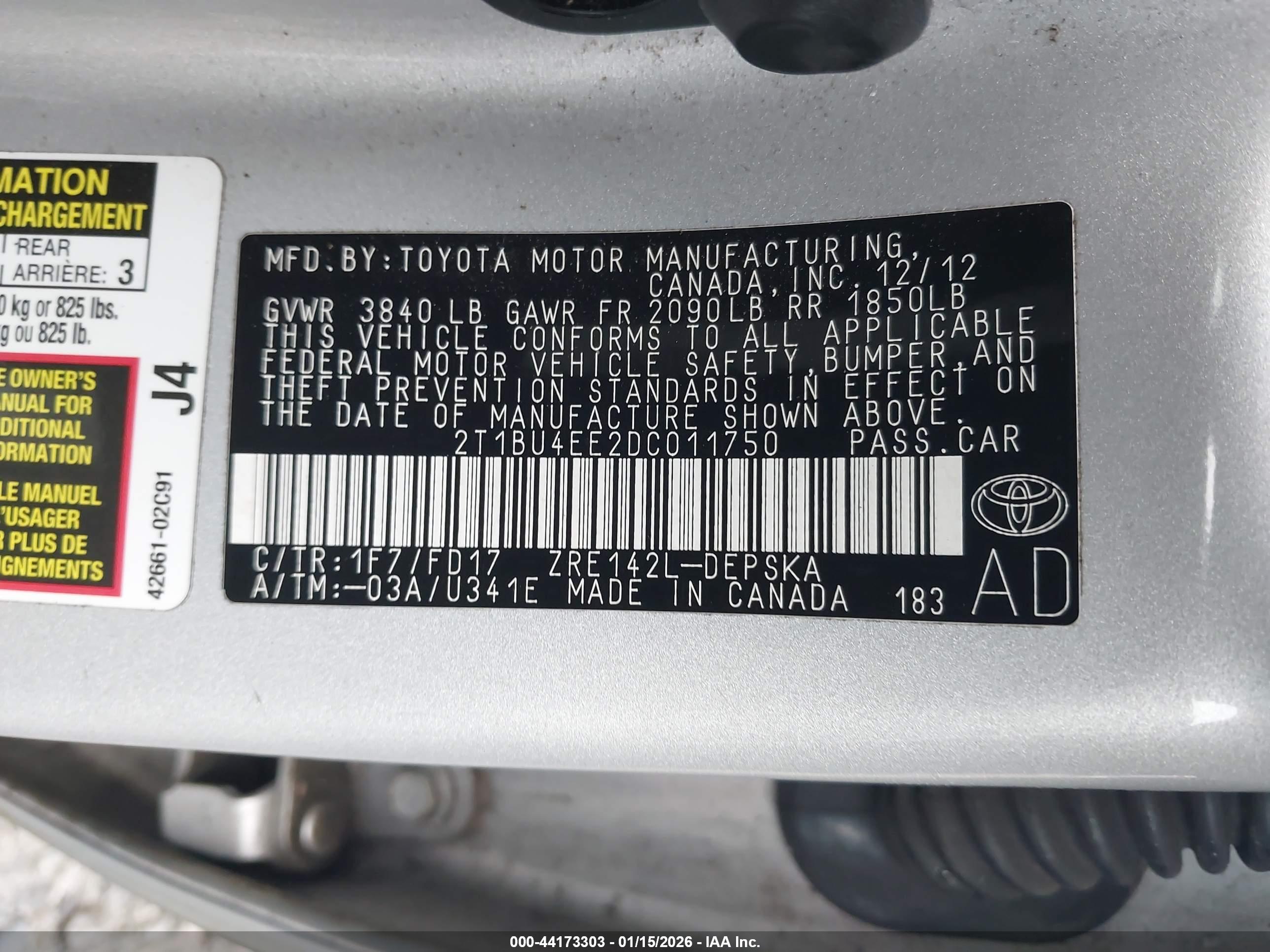 TOYOTA COROLLA image 9