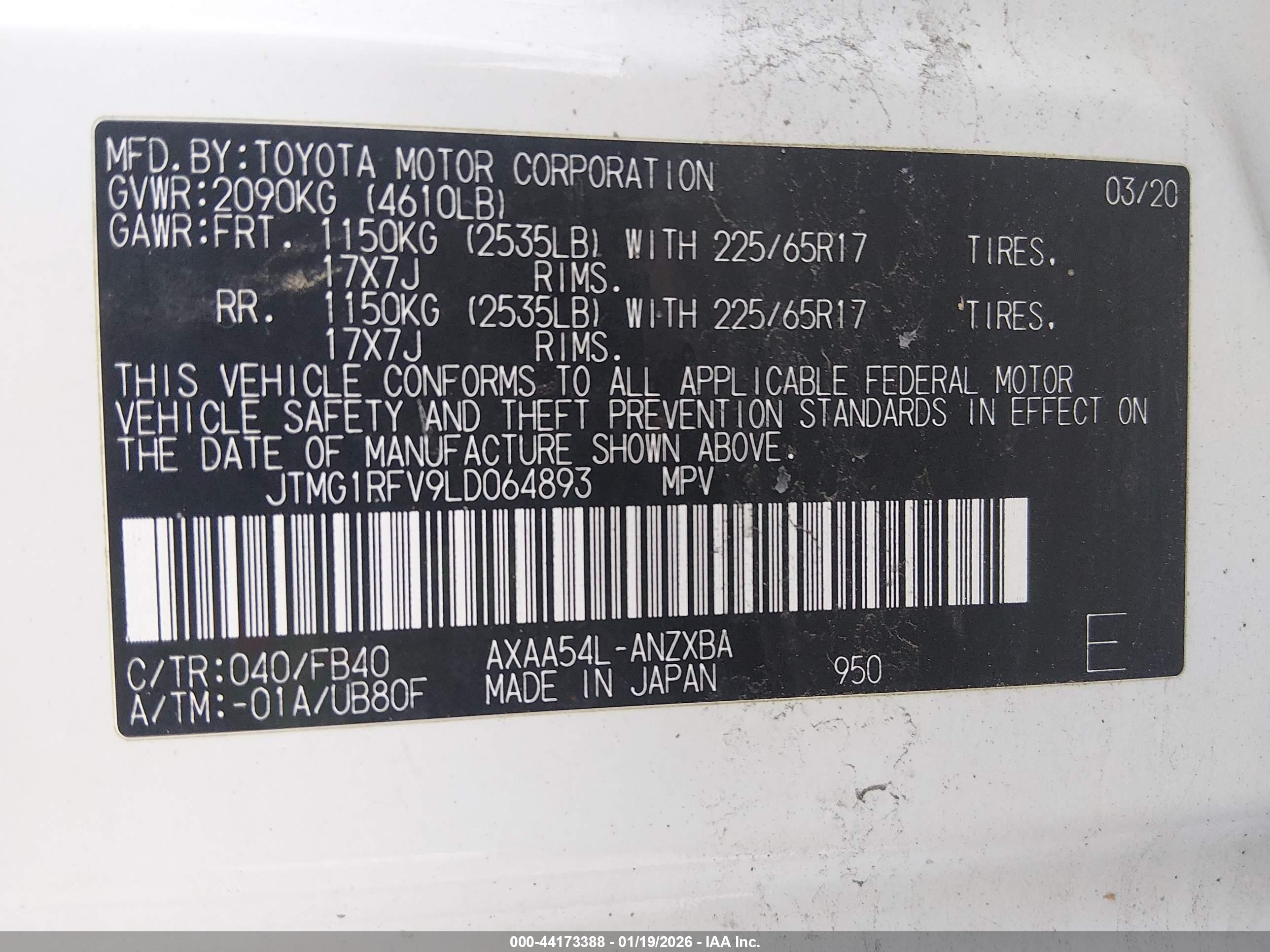 TOYOTA RAV4 image 9
