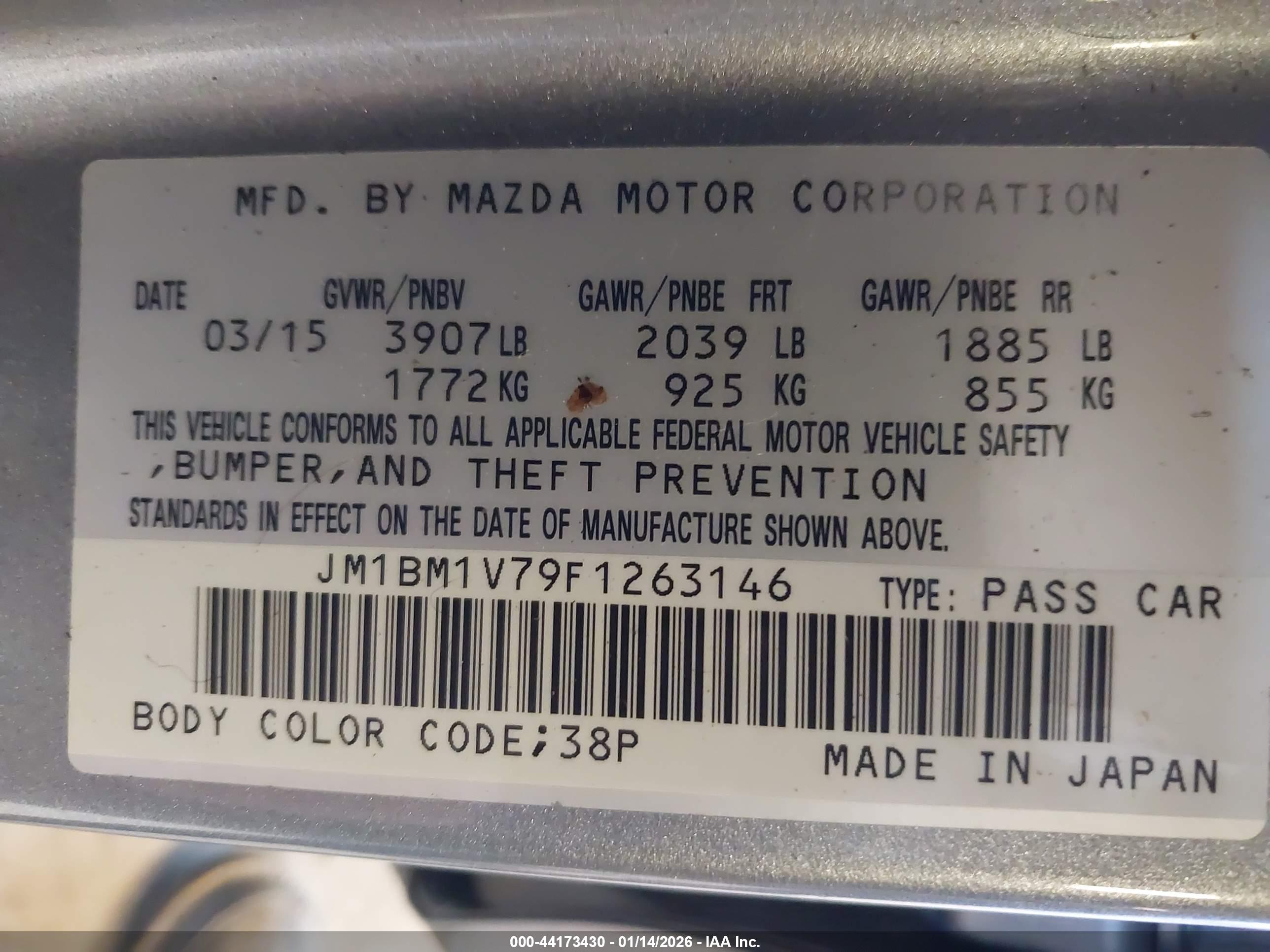 MAZDA MAZDA3 image 9