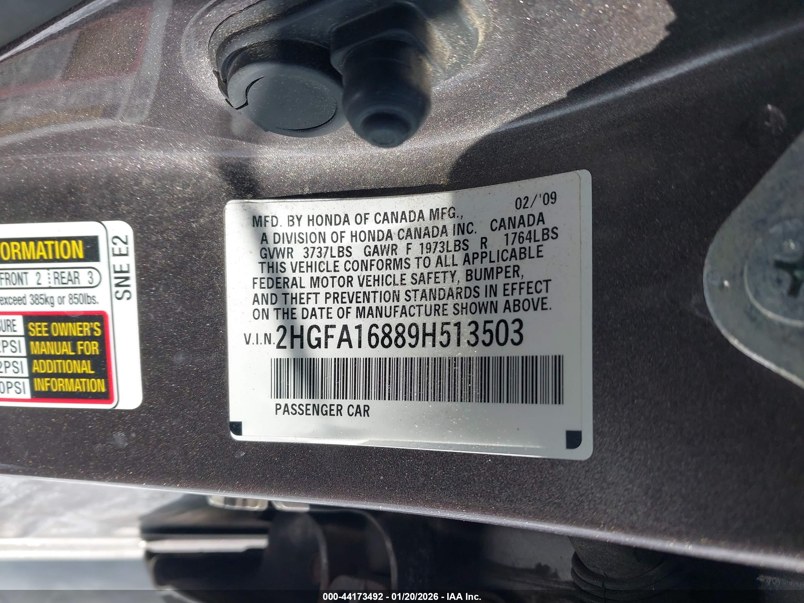HONDA CIVIC image 9