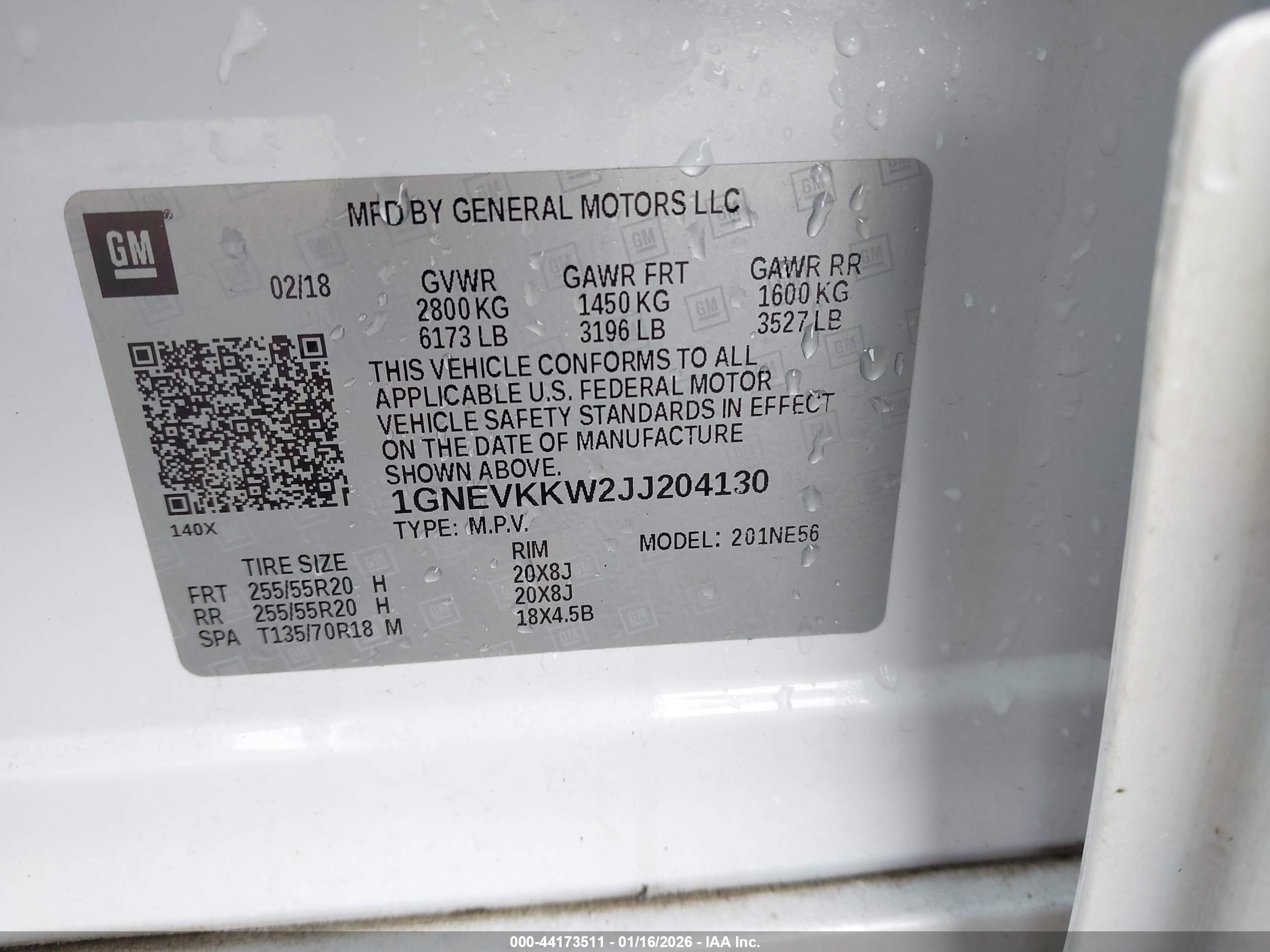 CHEVROLET TRAVERSE image 9