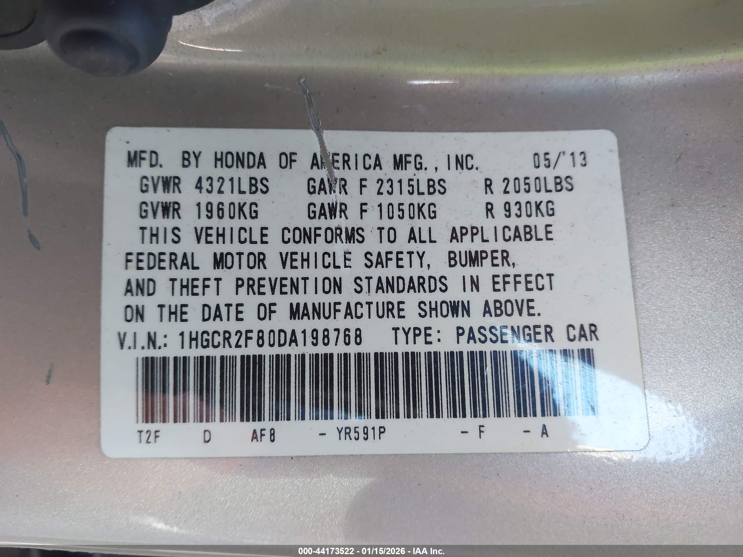 HONDA ACCORD image 9