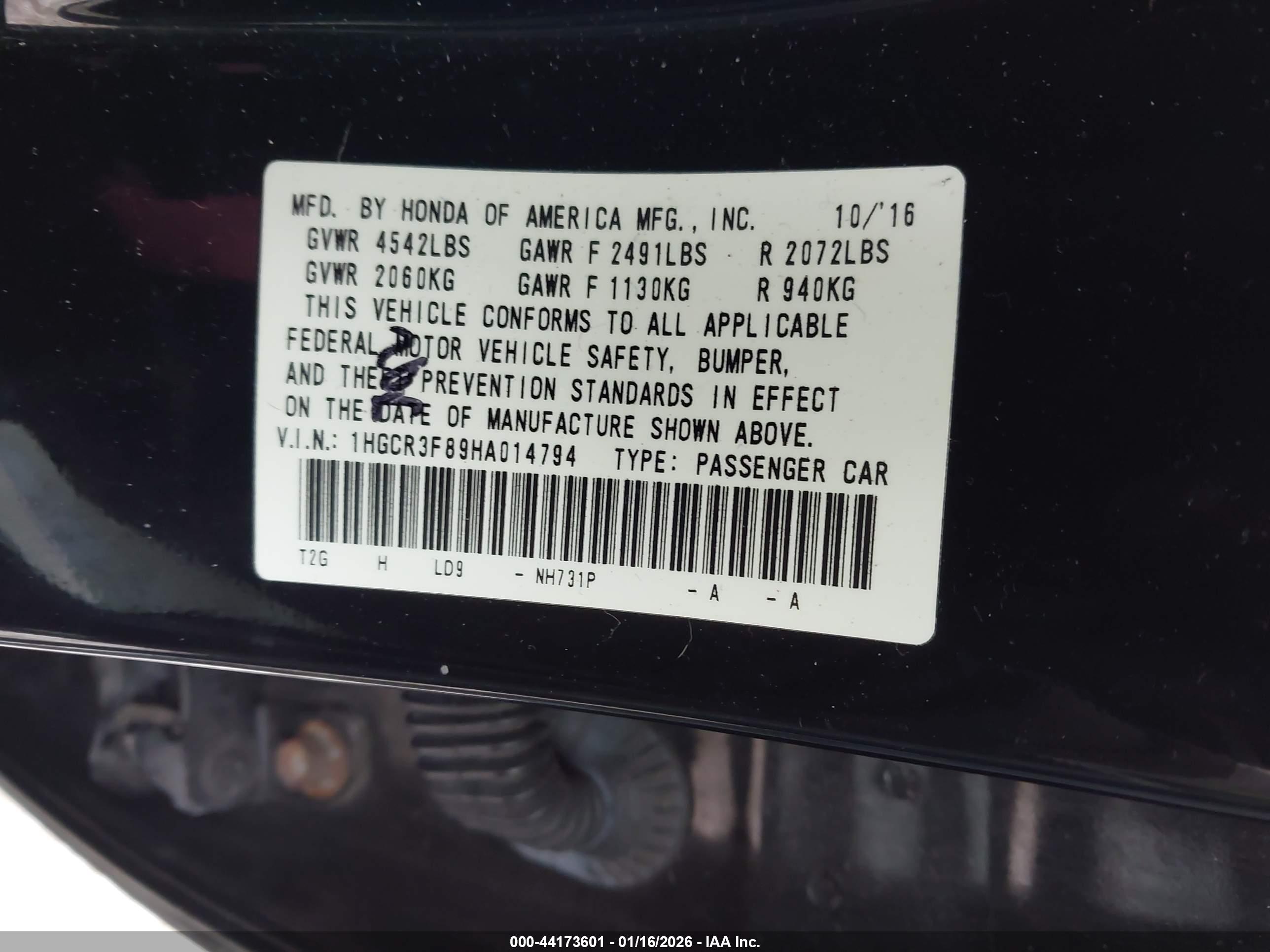 HONDA ACCORD image 9