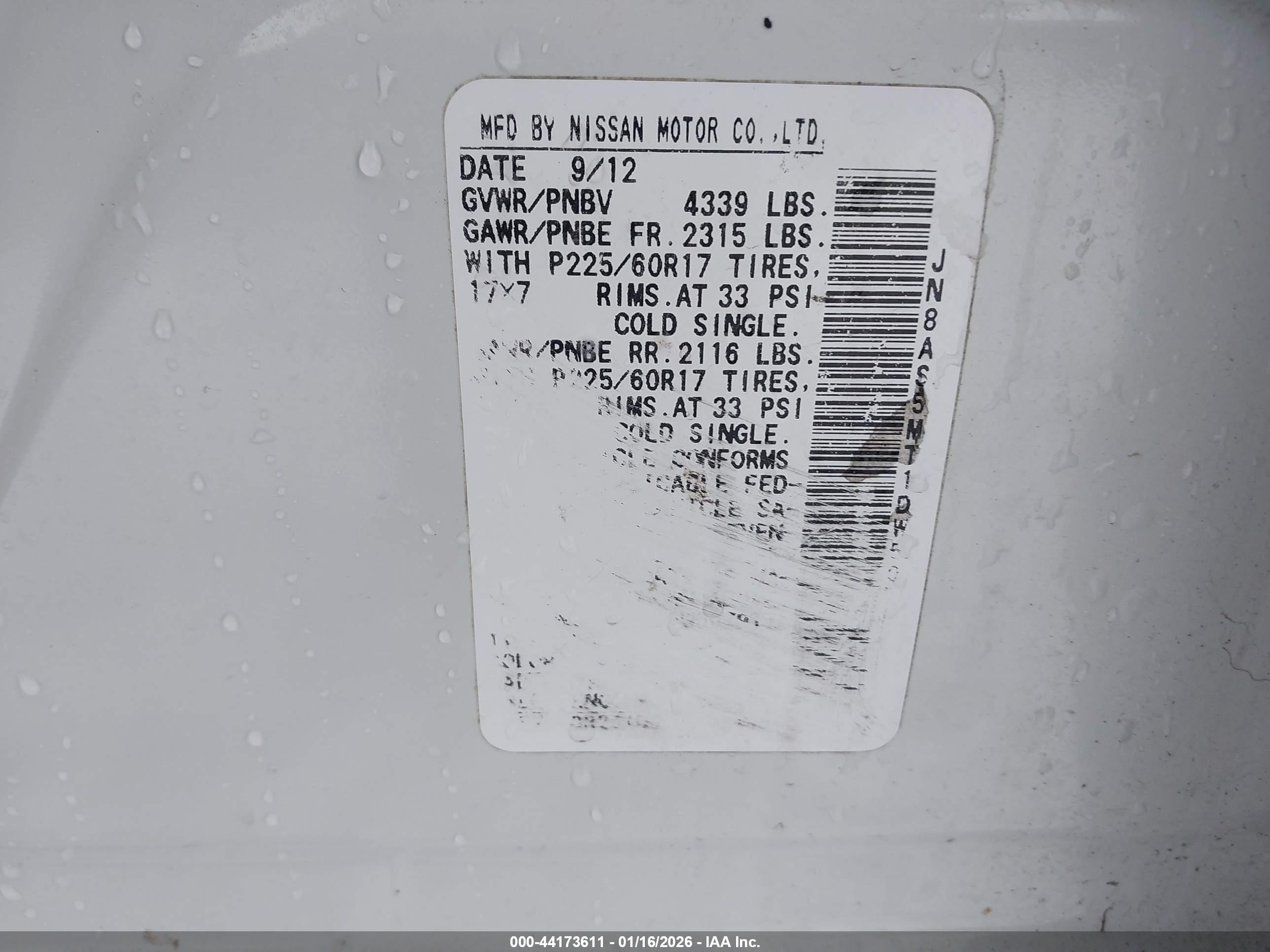 NISSAN ROGUE image 9